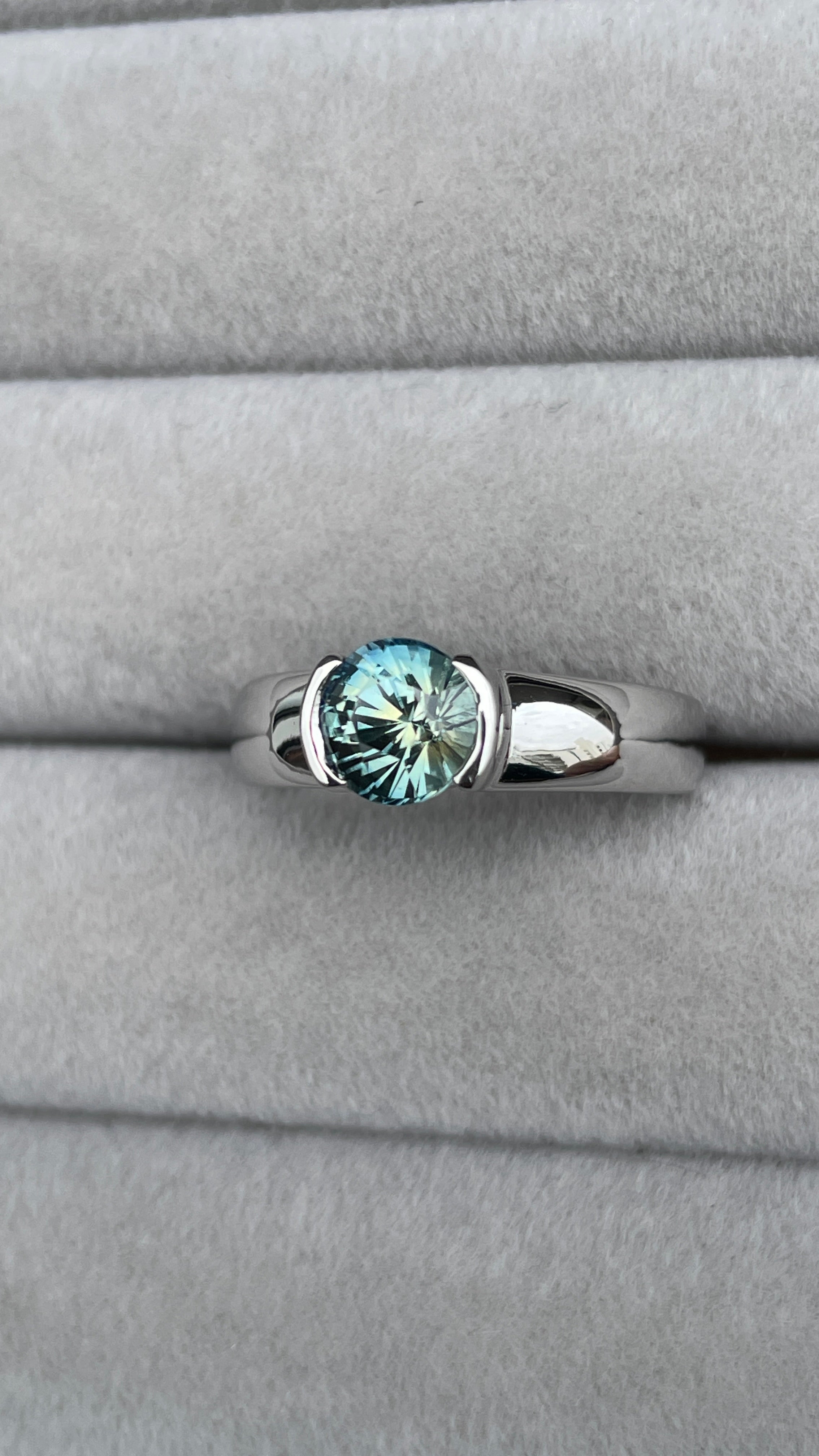 Loose sapphire gemstone for September