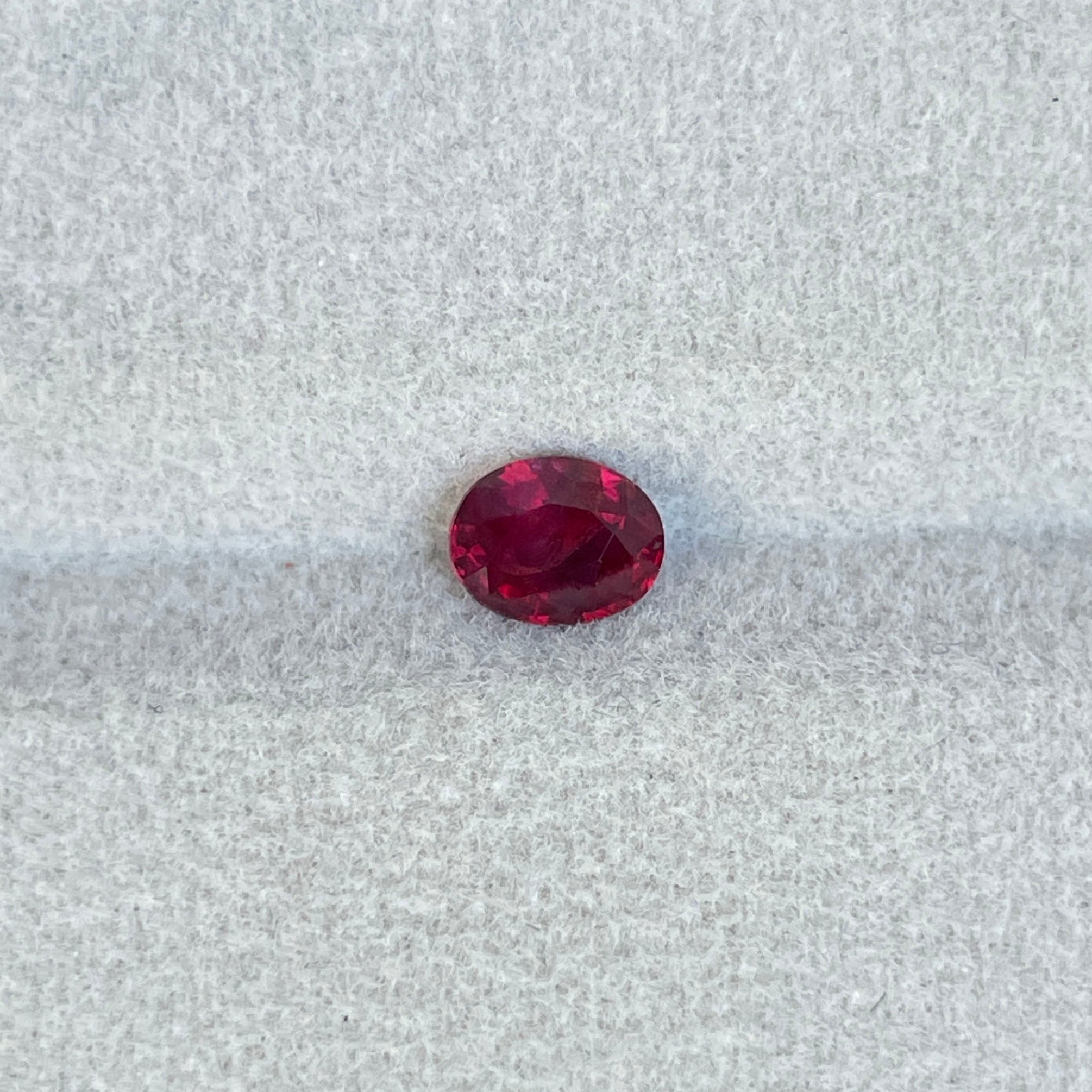 natural ruby for a engagement ring