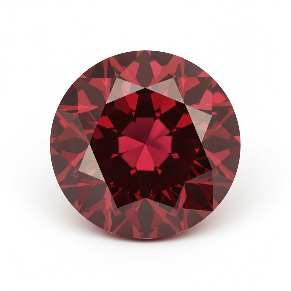 Certified untreated ruby gemstone red oval