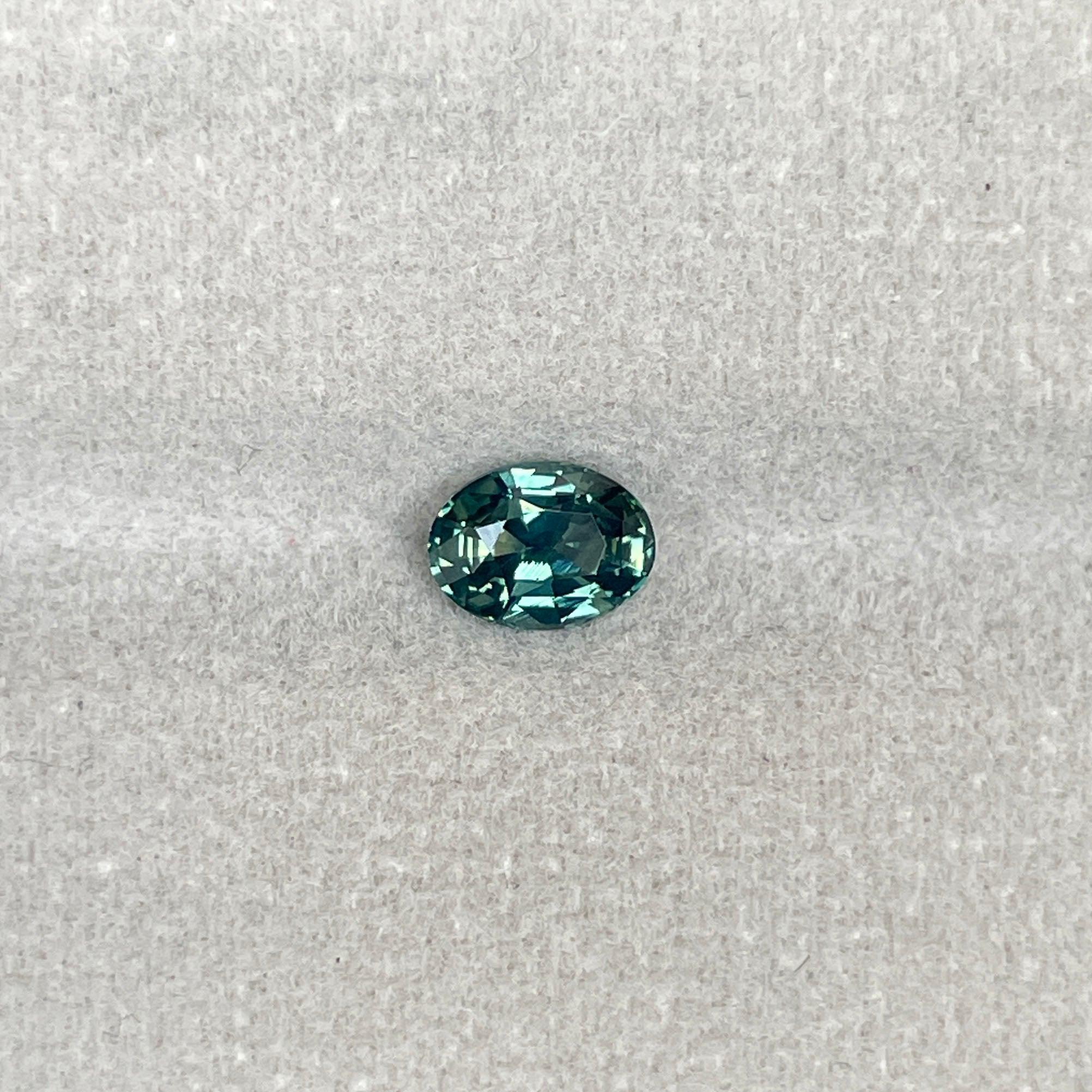 Green sapphire