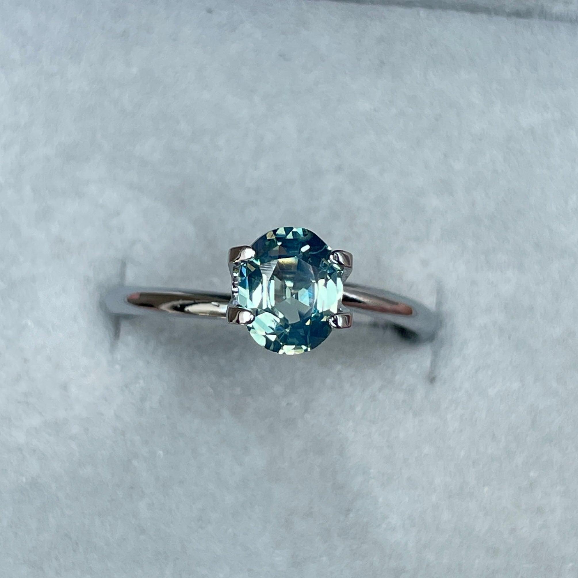 Green sapphire