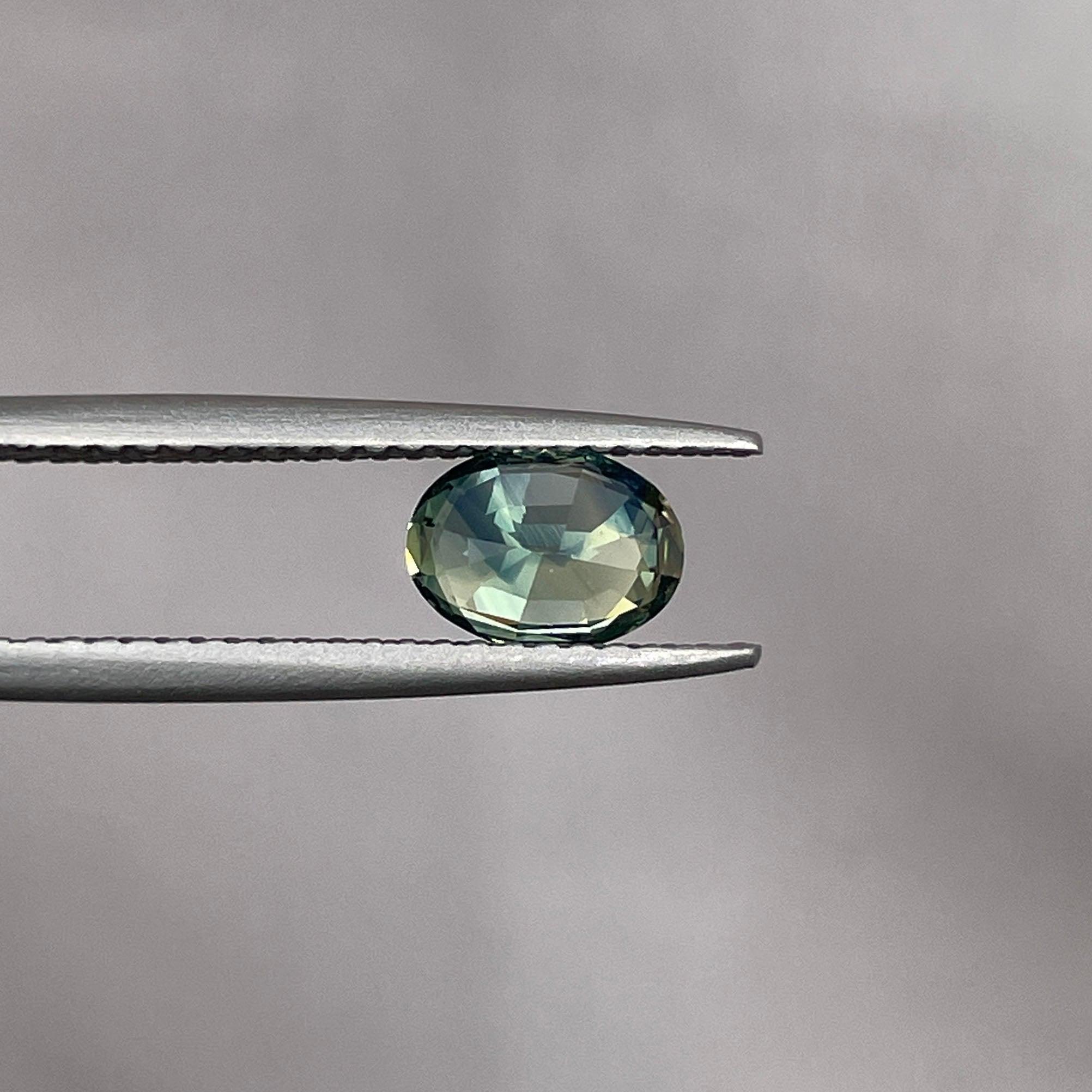 Green sapphire