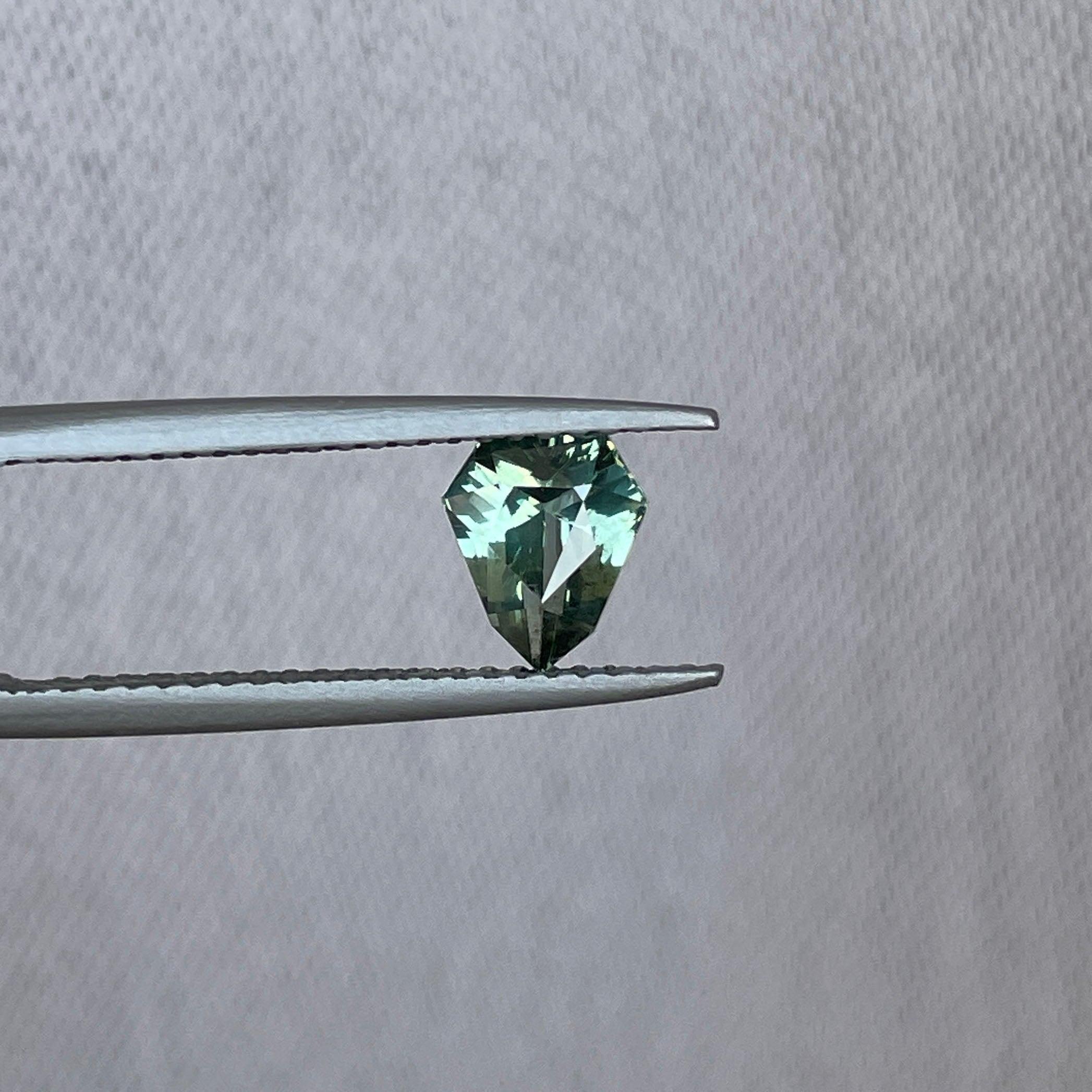 Green sapphire