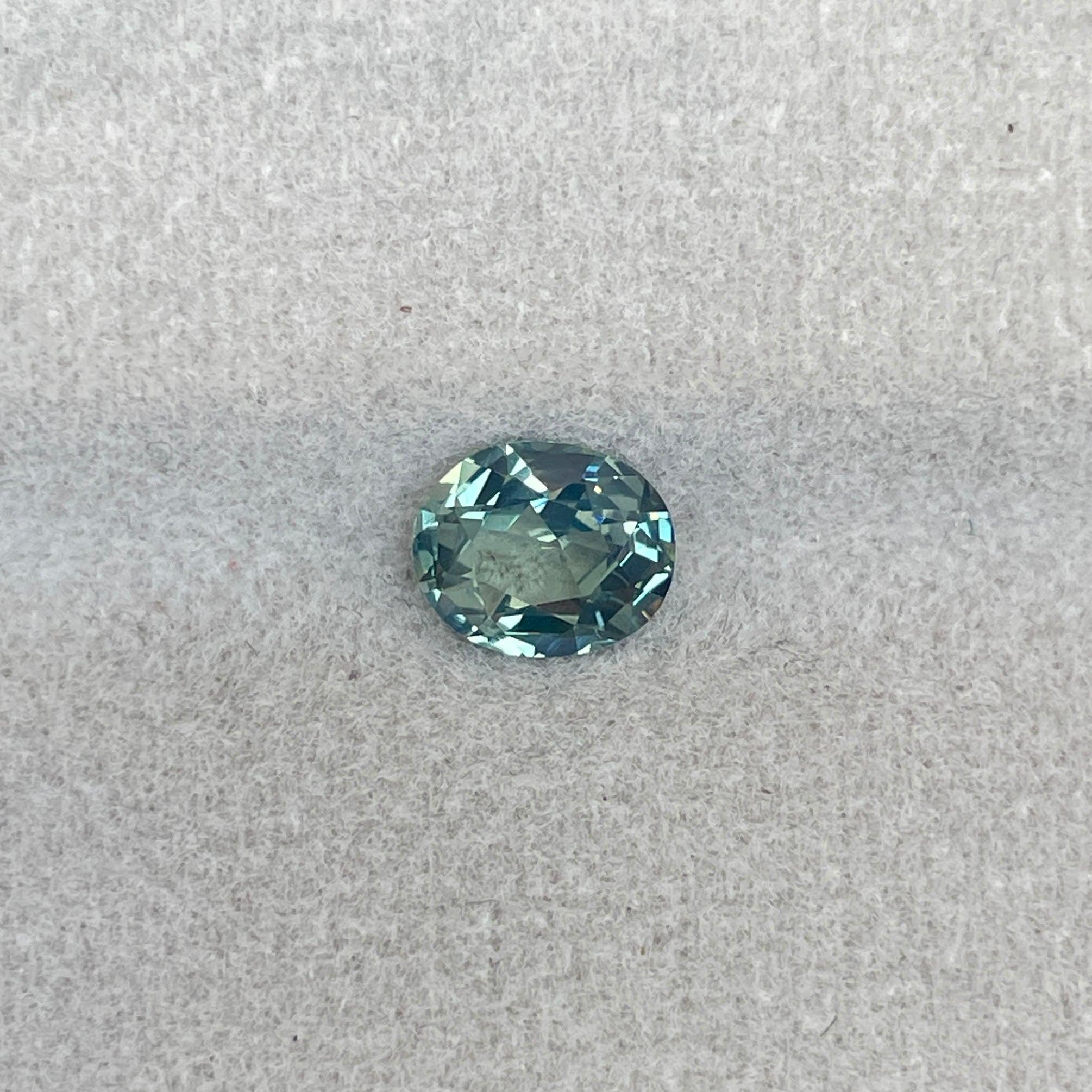 Green sapphire
