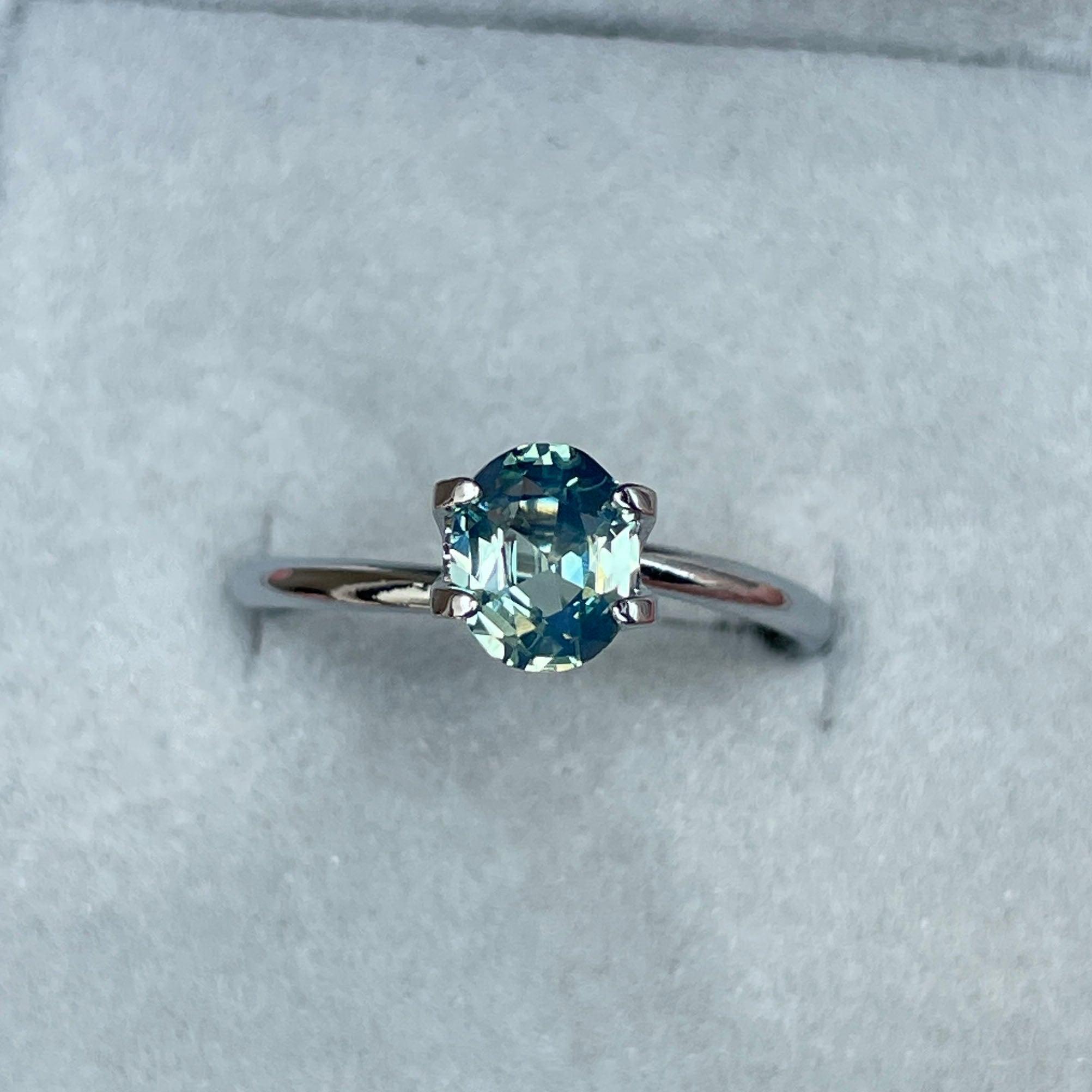 Green sapphire
