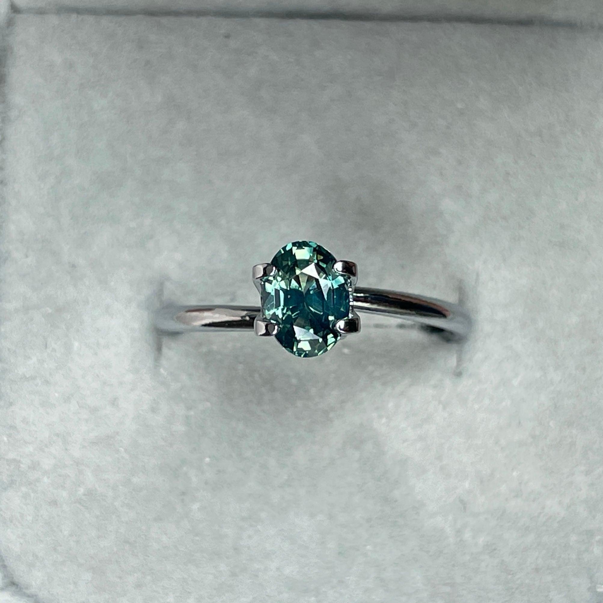 Green sapphire