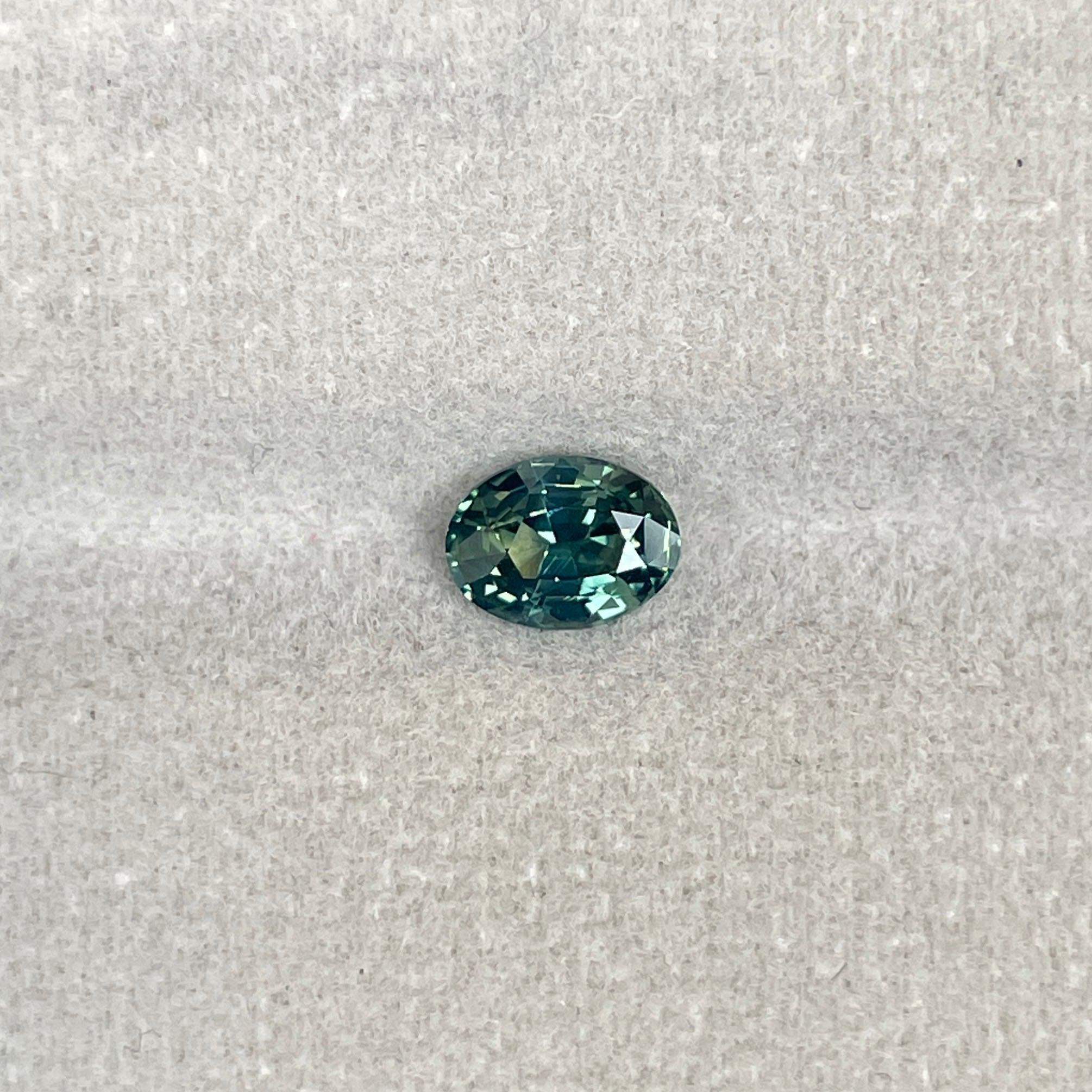 Green sapphire