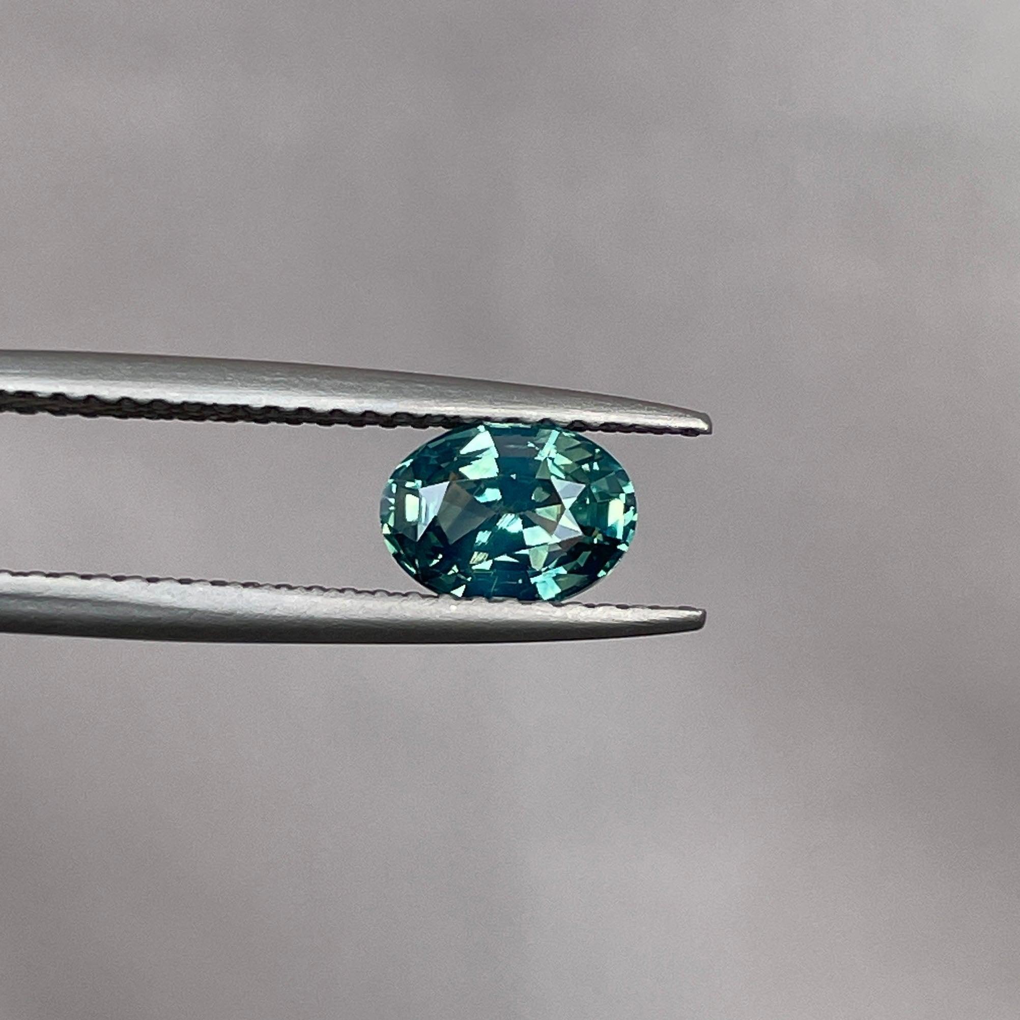 Green sapphire