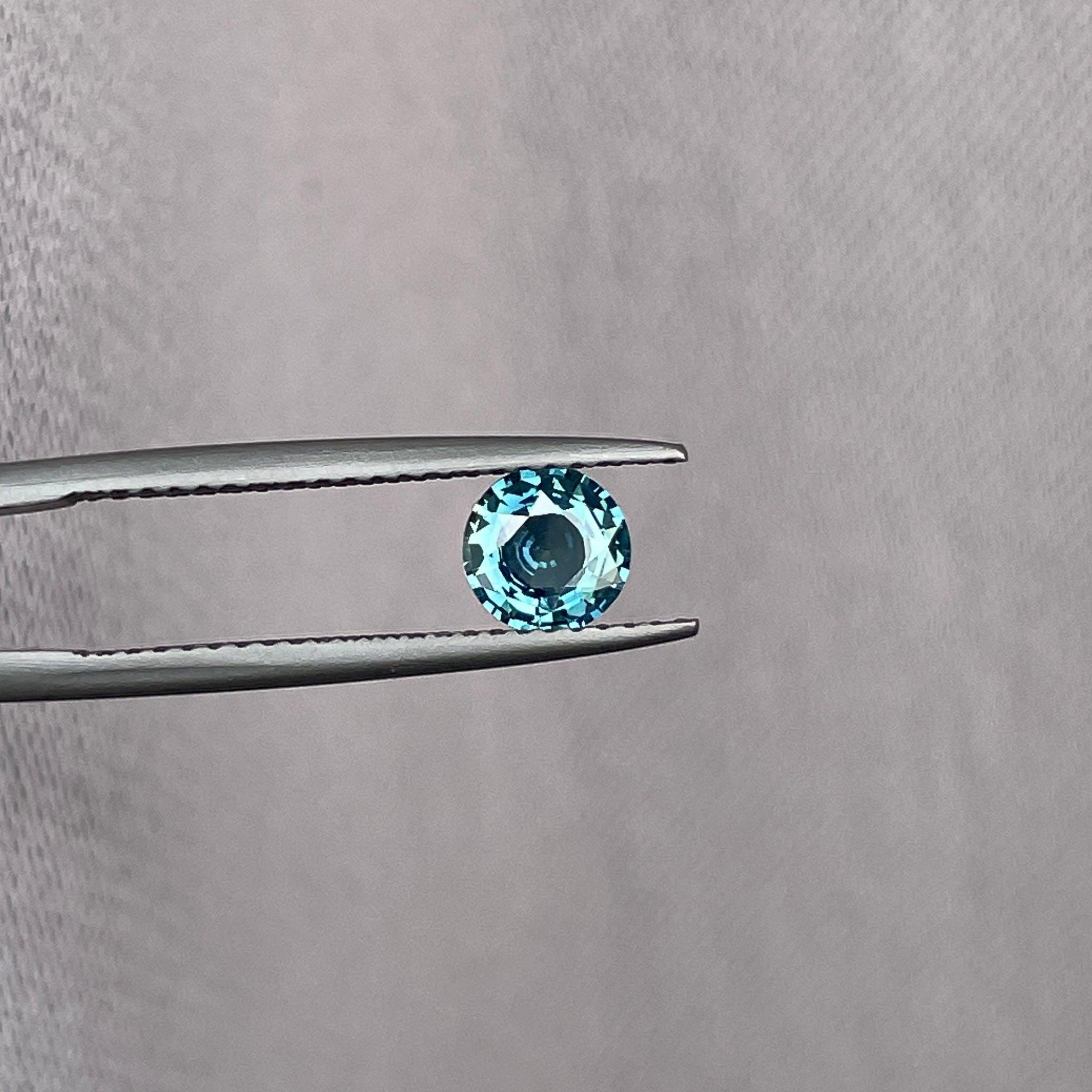 Natural Teal Sapphire