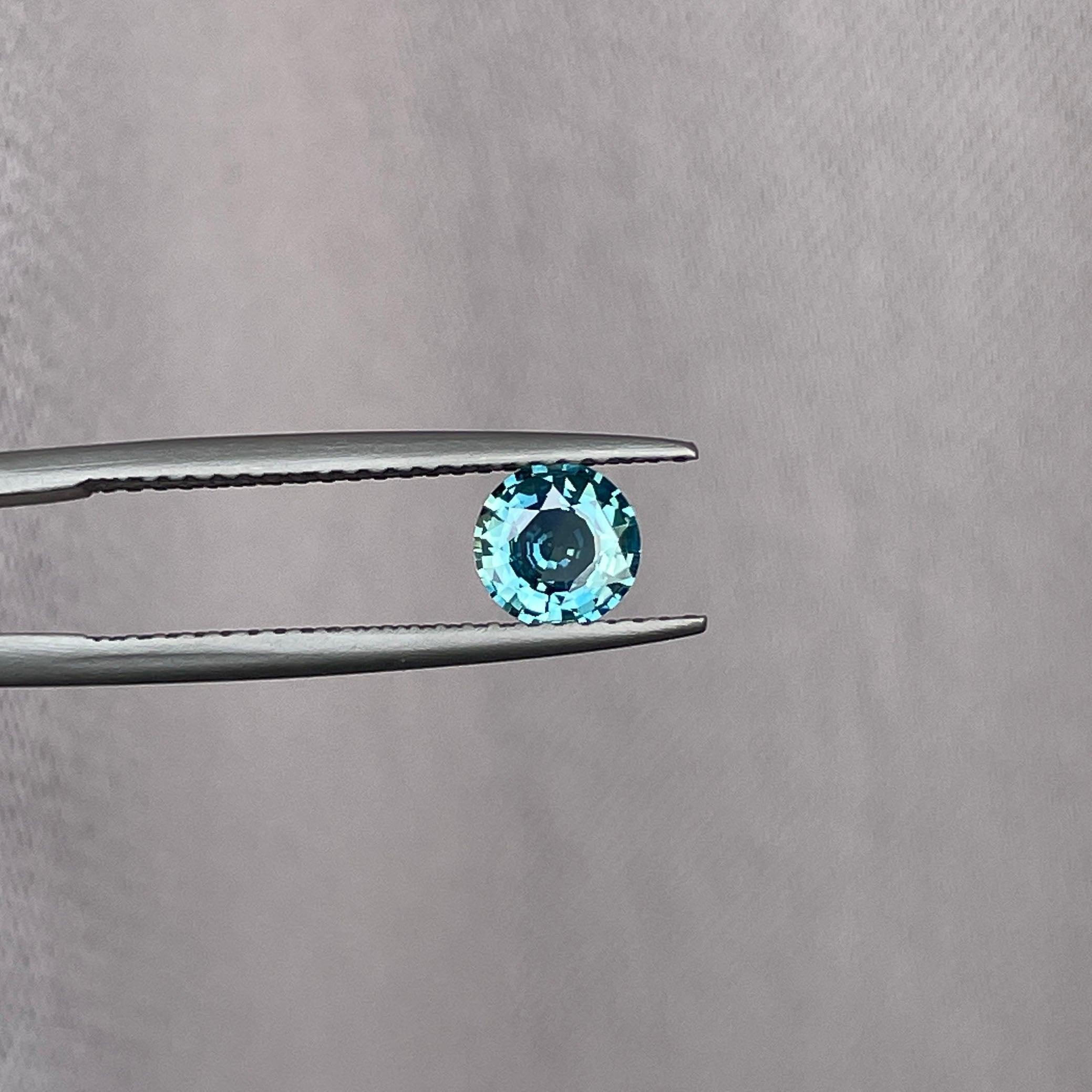 Natural Teal Sapphire