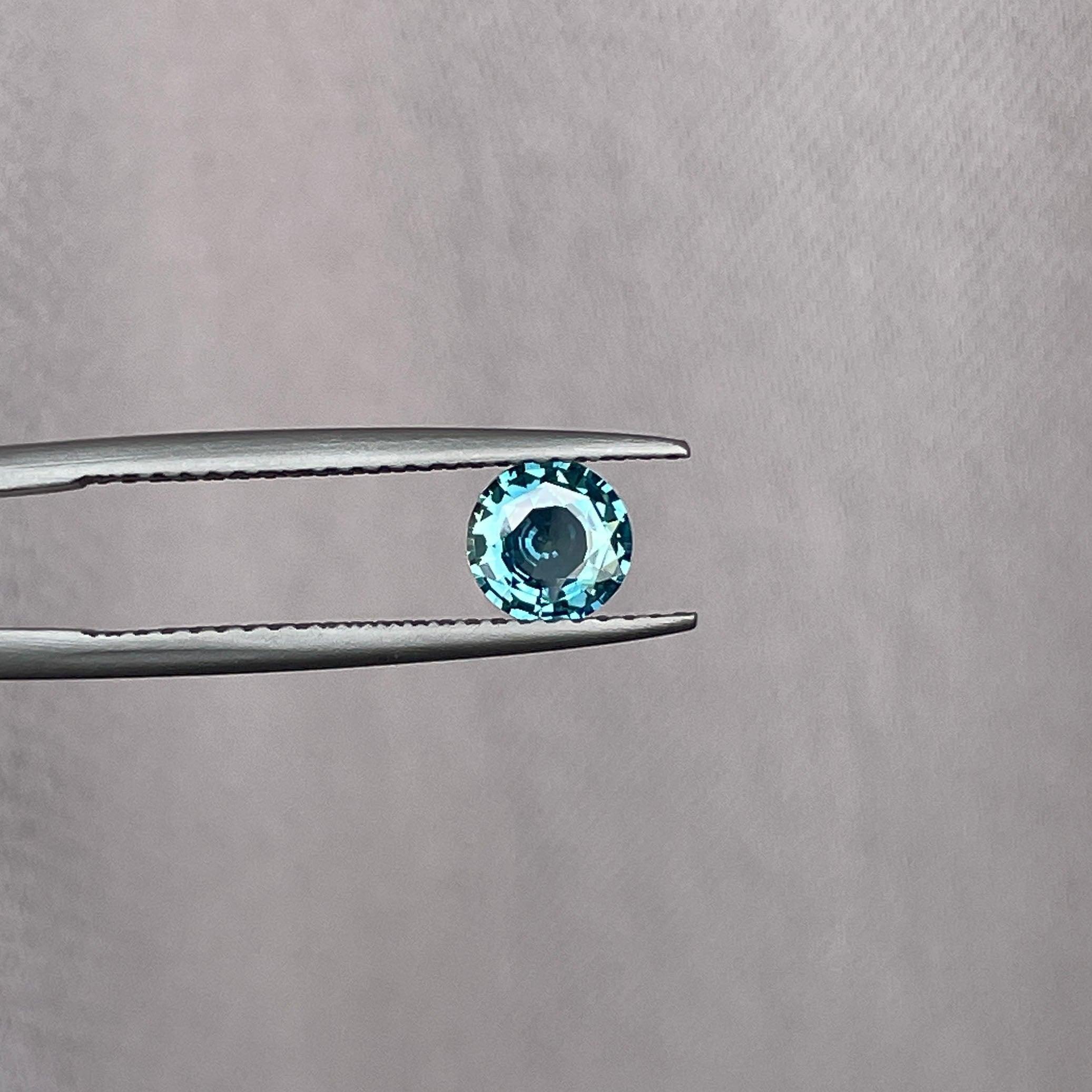 Natural Teal Sapphire
