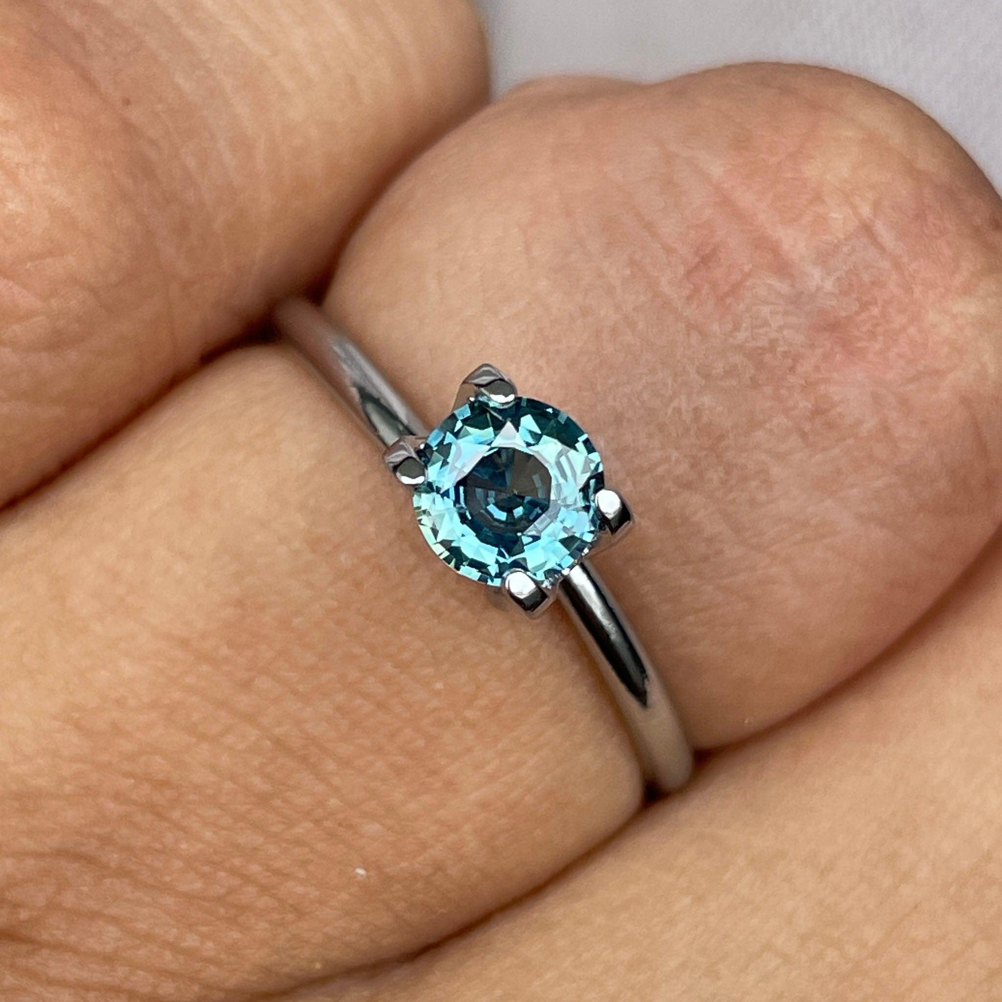 Natural Teal Sapphire