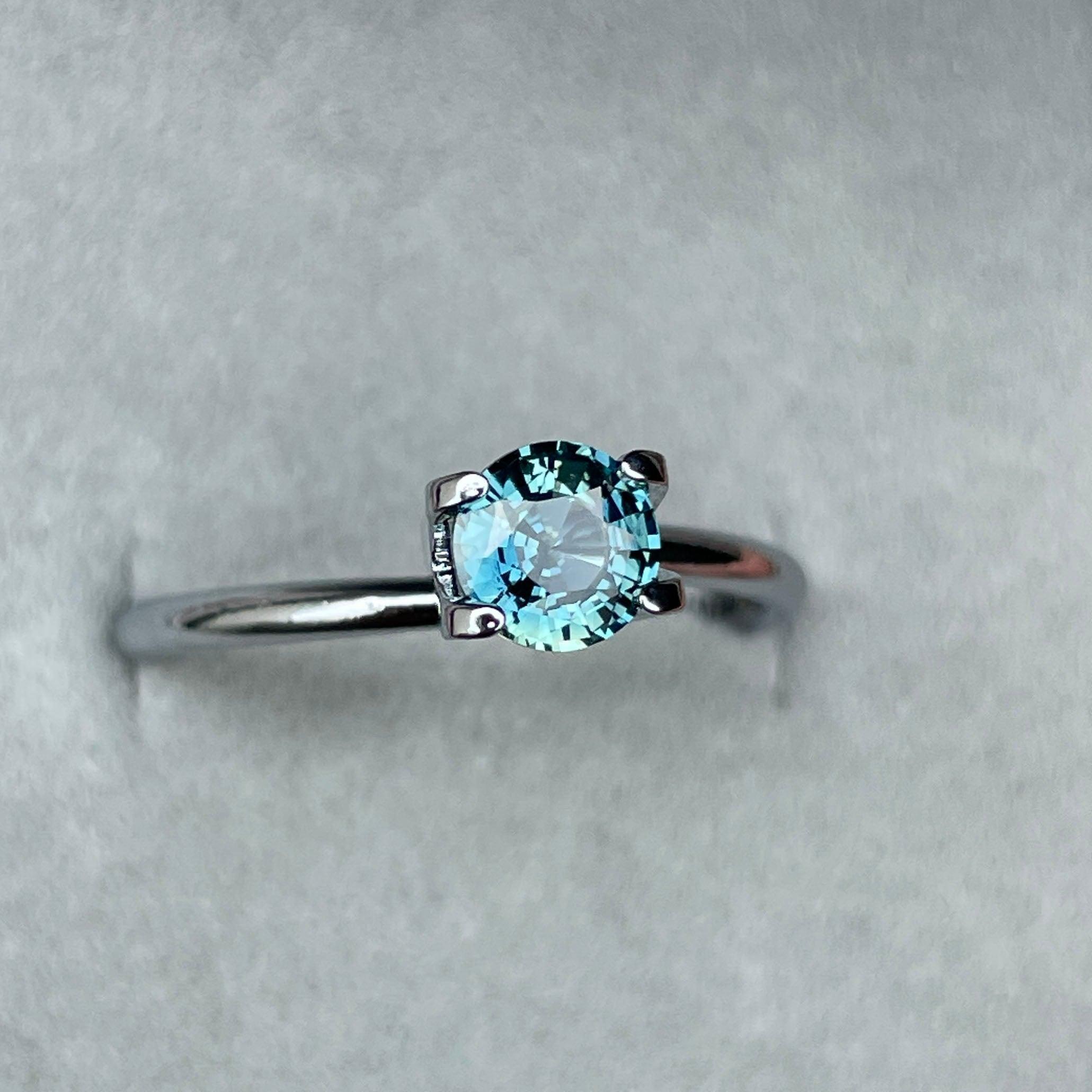 Natural Teal Sapphire