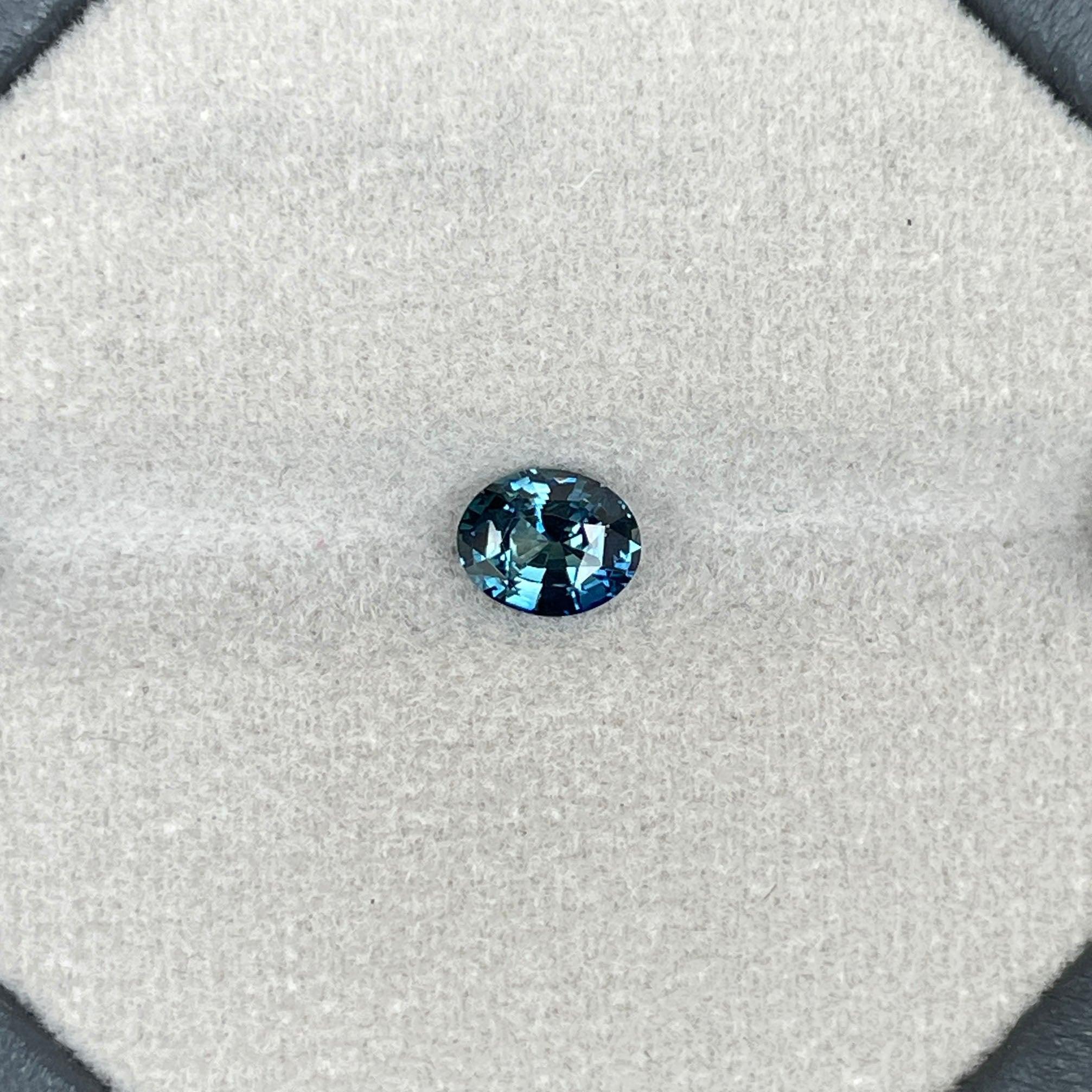 Teal sapphire stone, 1.05 crt swiss alps Natural teal sapphire. Beautiful loose Gemstone for Ring Making - NASHGEMS