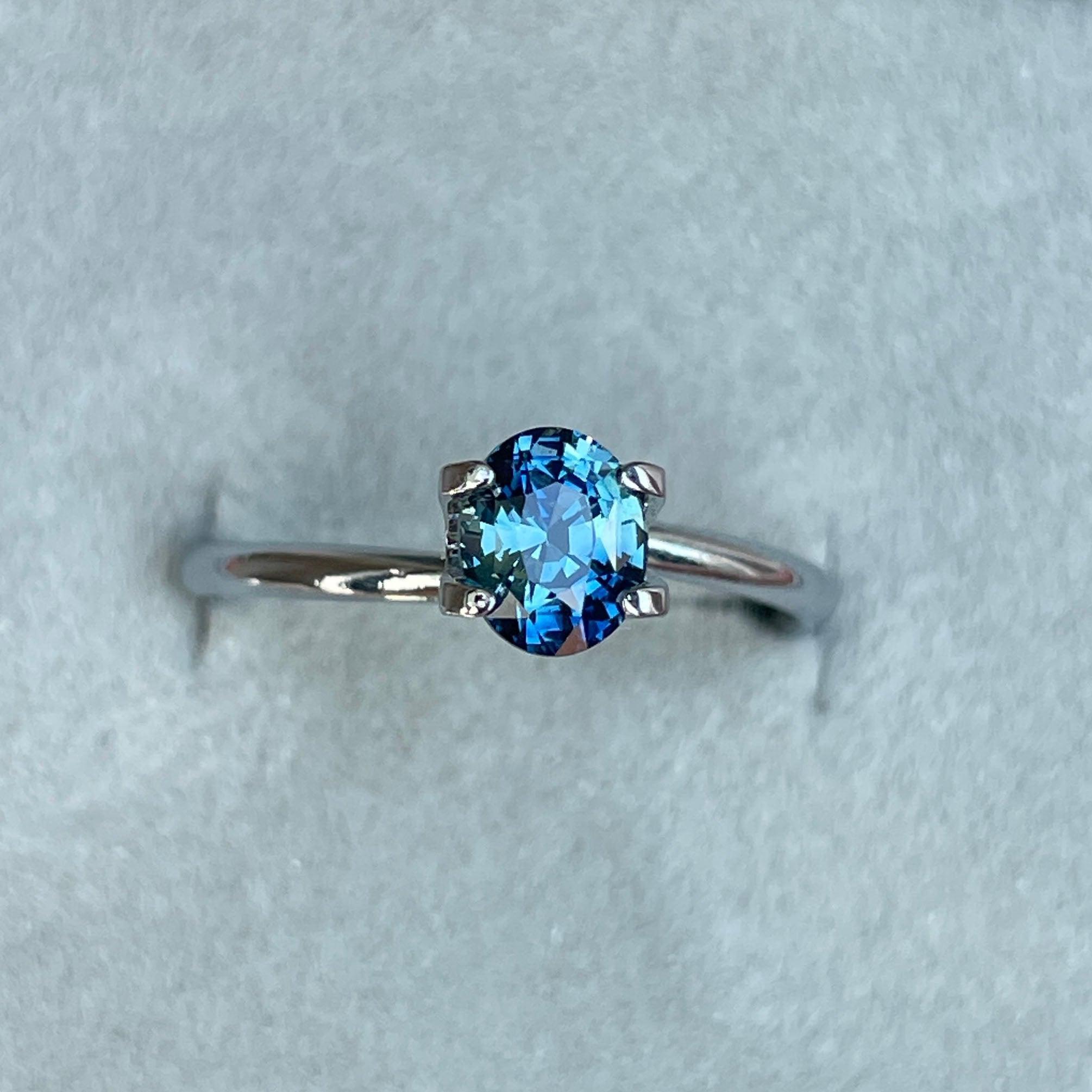 Teal sapphire stone, porto, portugal sapphire 1.08 crt teal sapphire. Earth mined sapphire - NASHGEMS