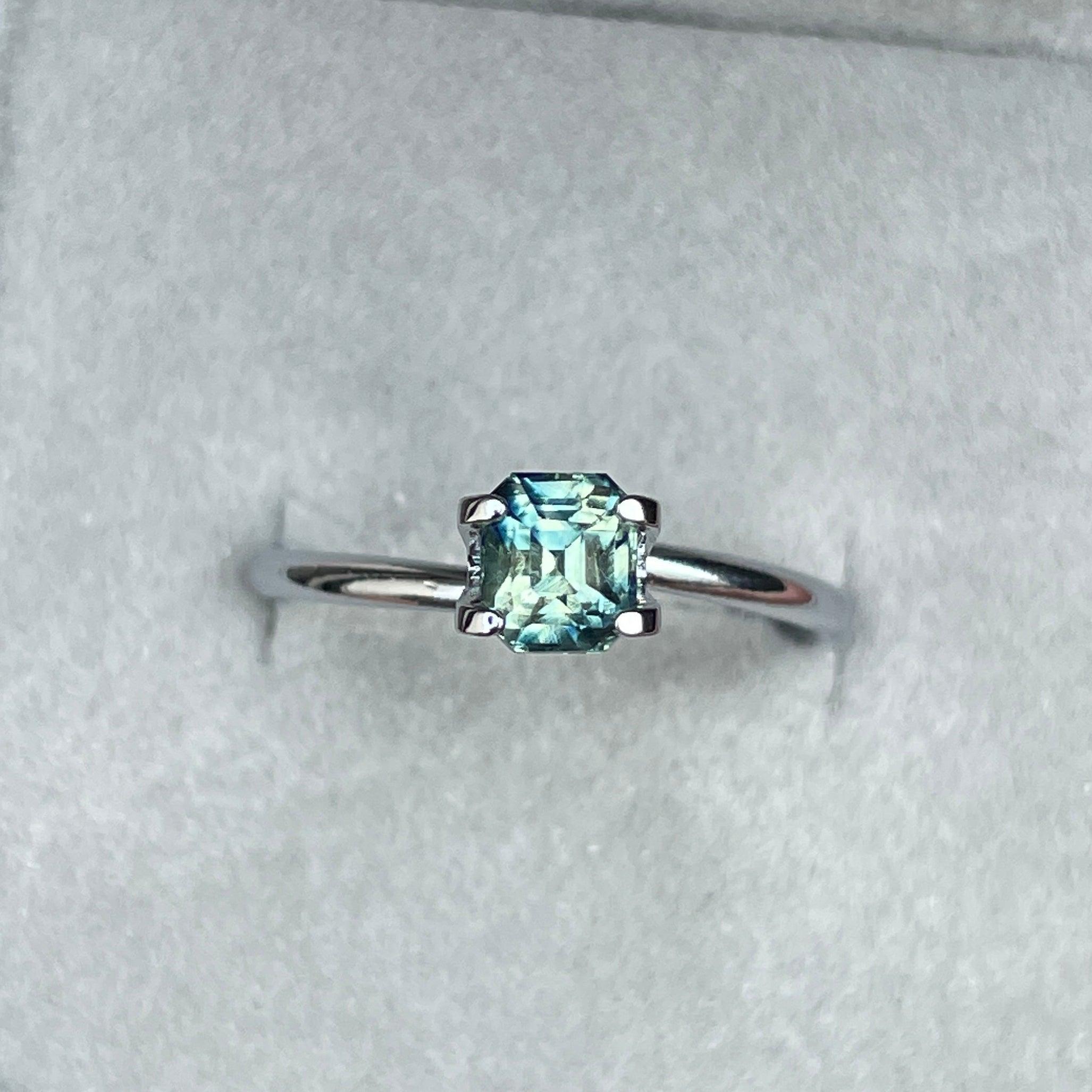 light green sapphire gemstone