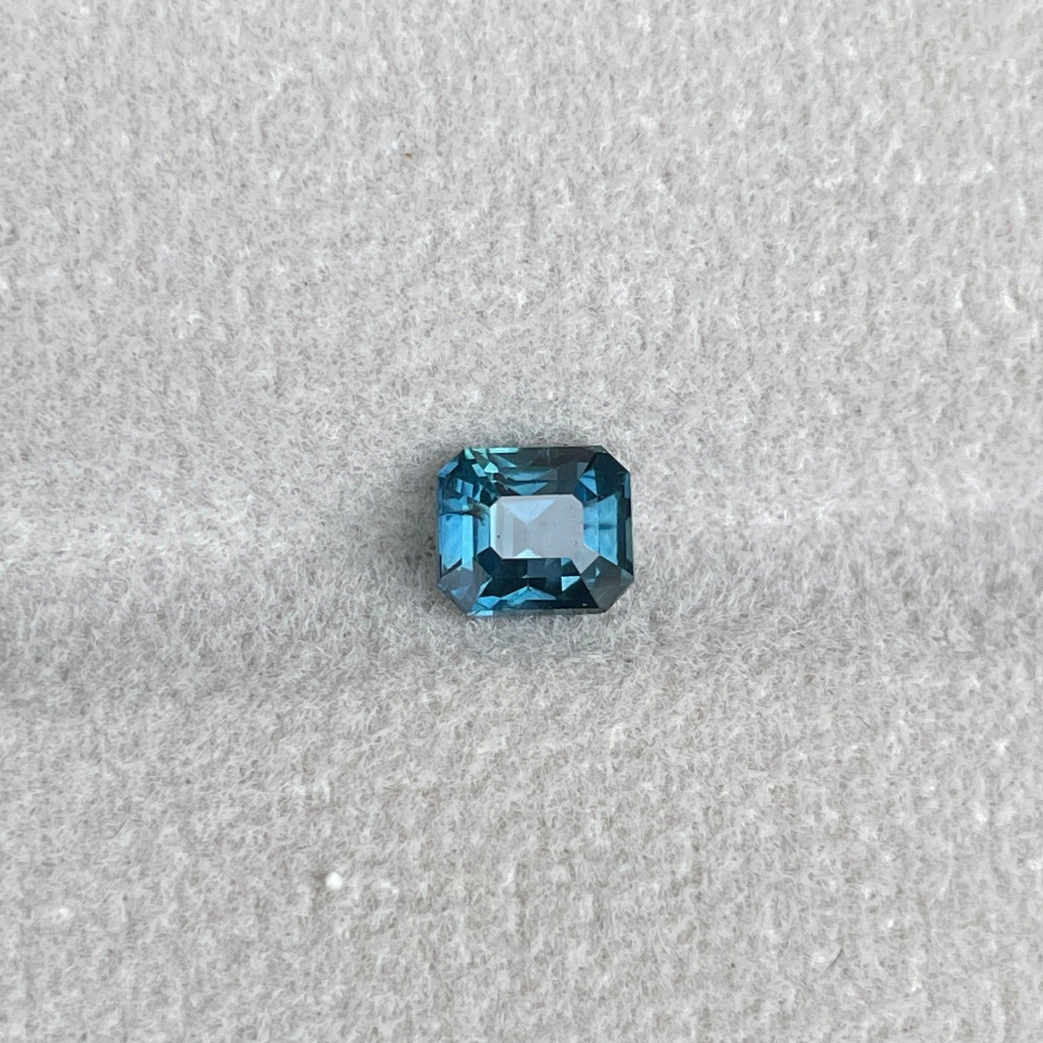 bluish green sapphire precious stone