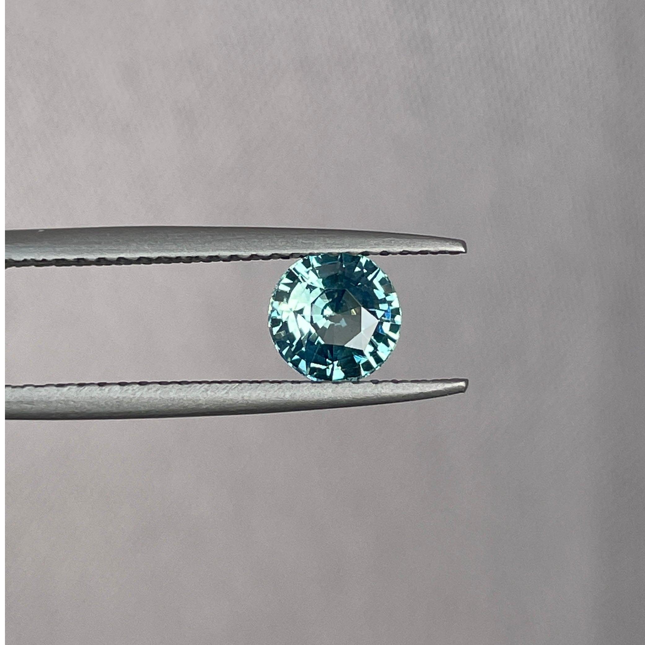 This 0.96 crt Teal Sapphire is well cut to bring out the best colour and lustre, and has a perfect colour blend. - NASHGEMS