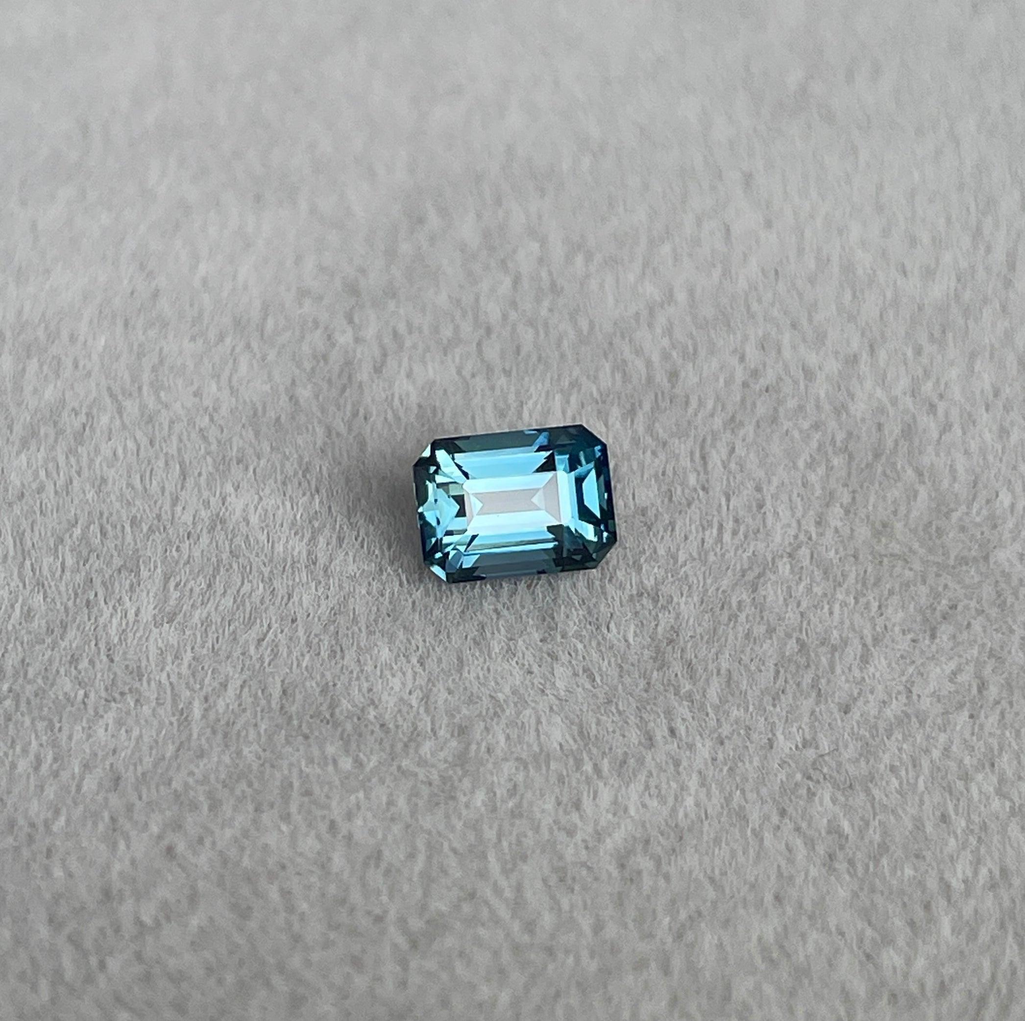 Teal sapphire stone Emerald teal sapphire, top color teal sapphire Bluish green teal sapphire 1.15 ct teal sapphire Natural teal sapphire - NASHGEMS
