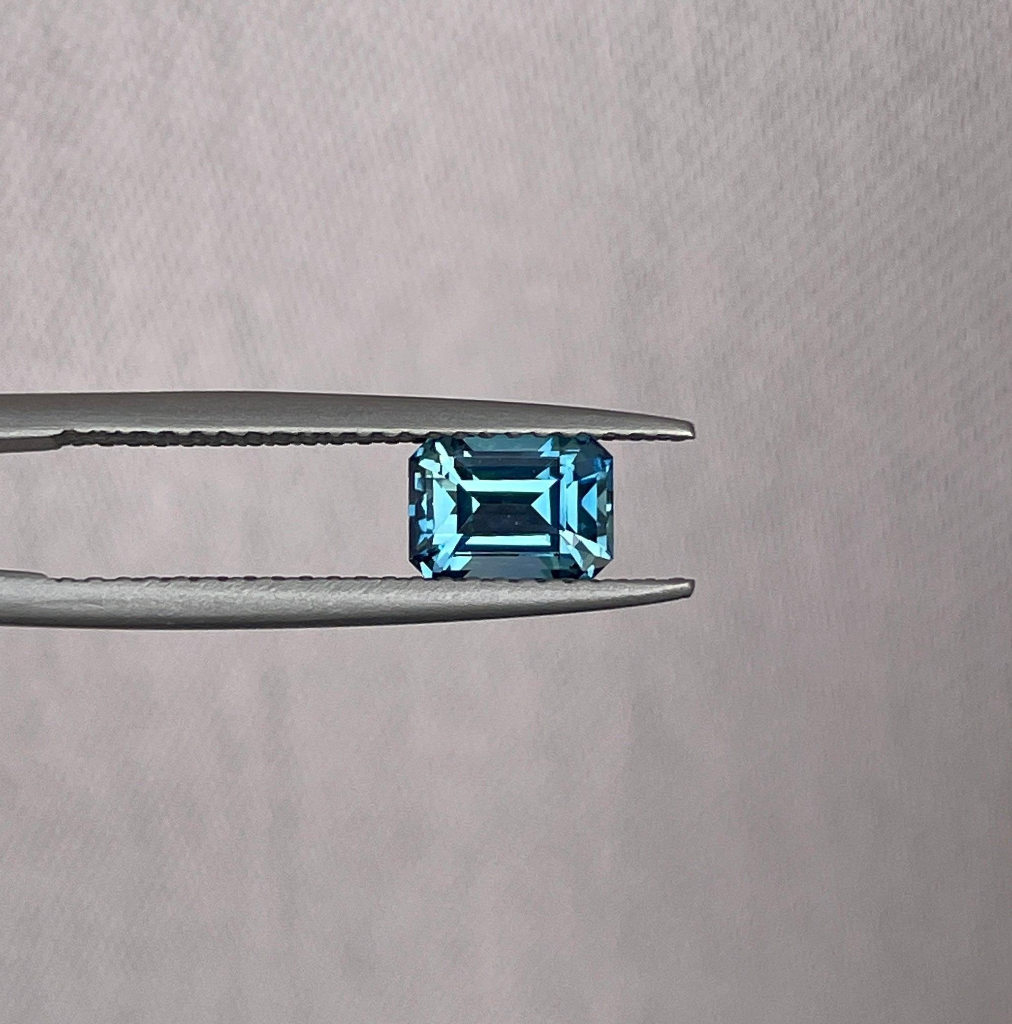 Teal sapphire stone Emerald teal sapphire, top color teal sapphire Bluish green teal sapphire 1.15 ct teal sapphire Natural teal sapphire