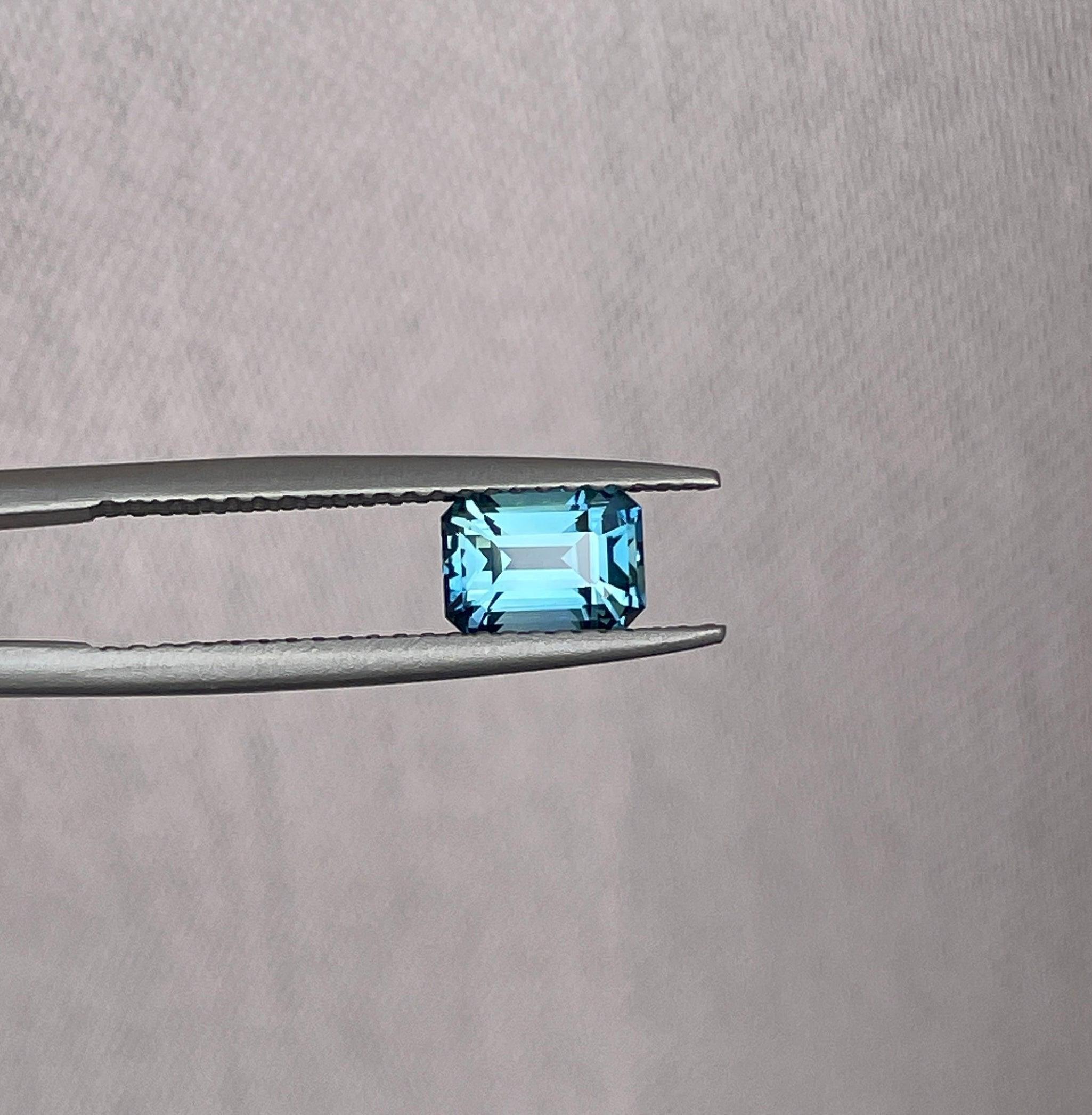 Teal sapphire stone Emerald teal sapphire, top color teal sapphire Bluish green teal sapphire 1.15 ct teal sapphire Natural teal sapphire - NASHGEMS
