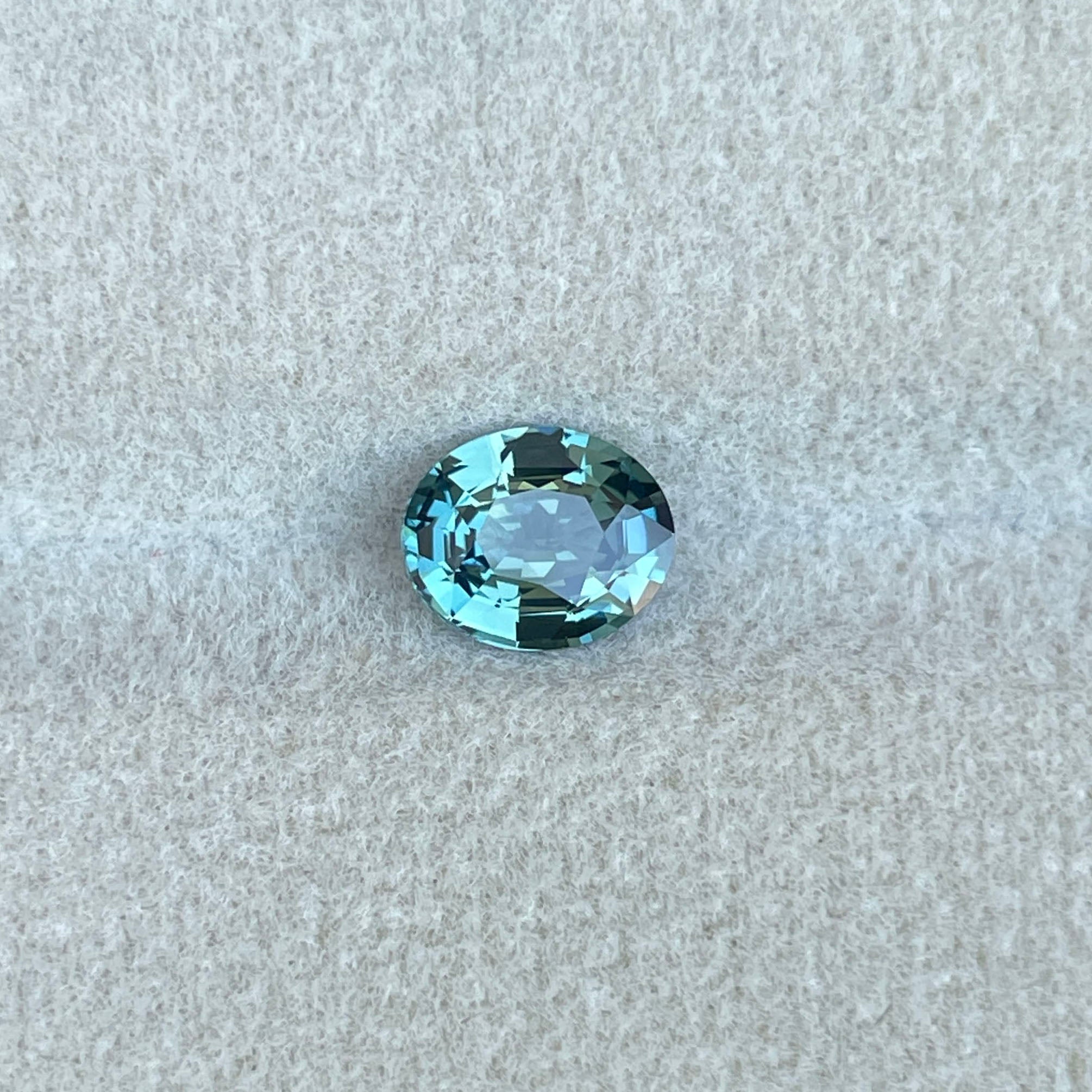 NATURAL TEAL BLUE GREEN SAPPHIRE 1.20