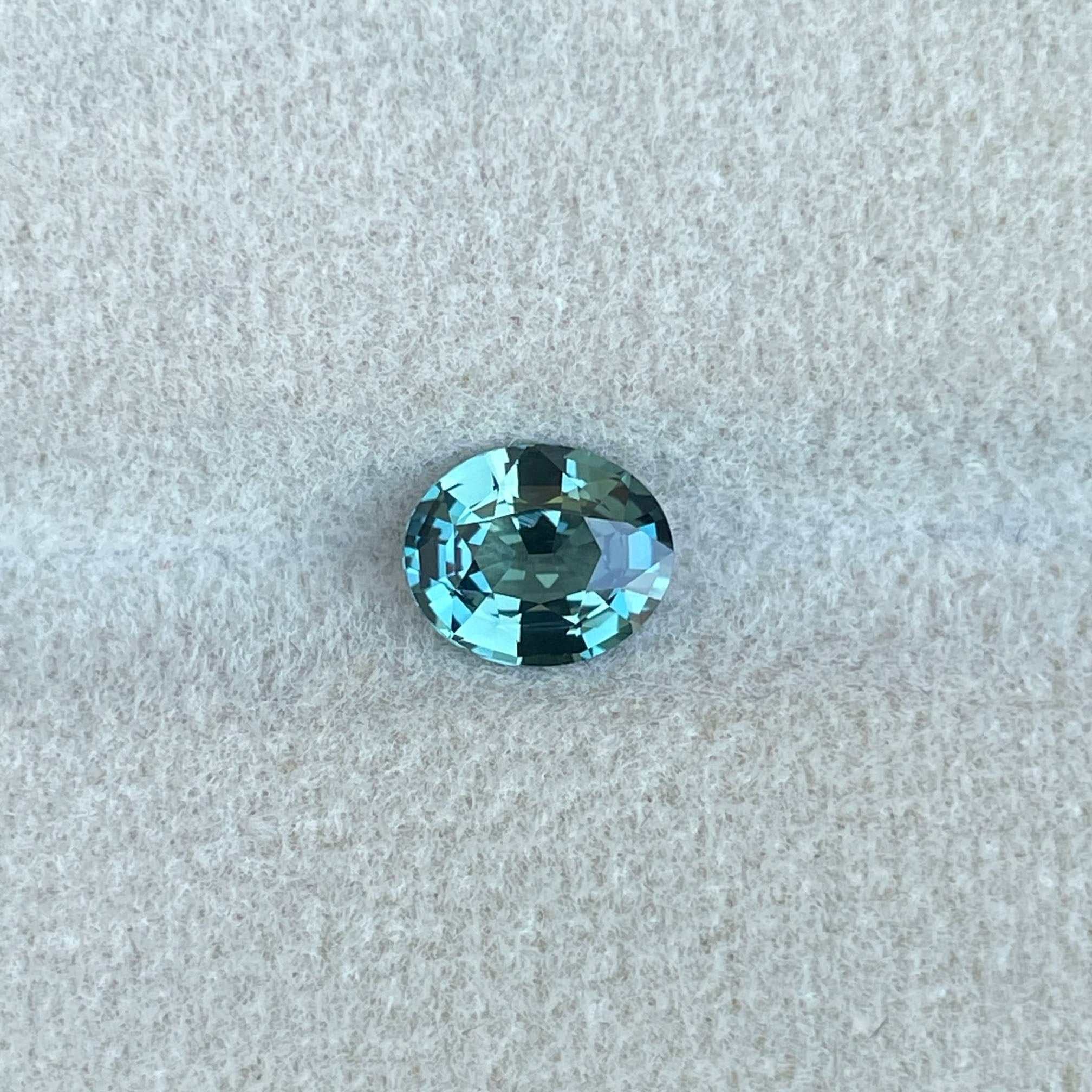 NATURAL TEAL BLUE GREEN SAPPHIRE 1.20
