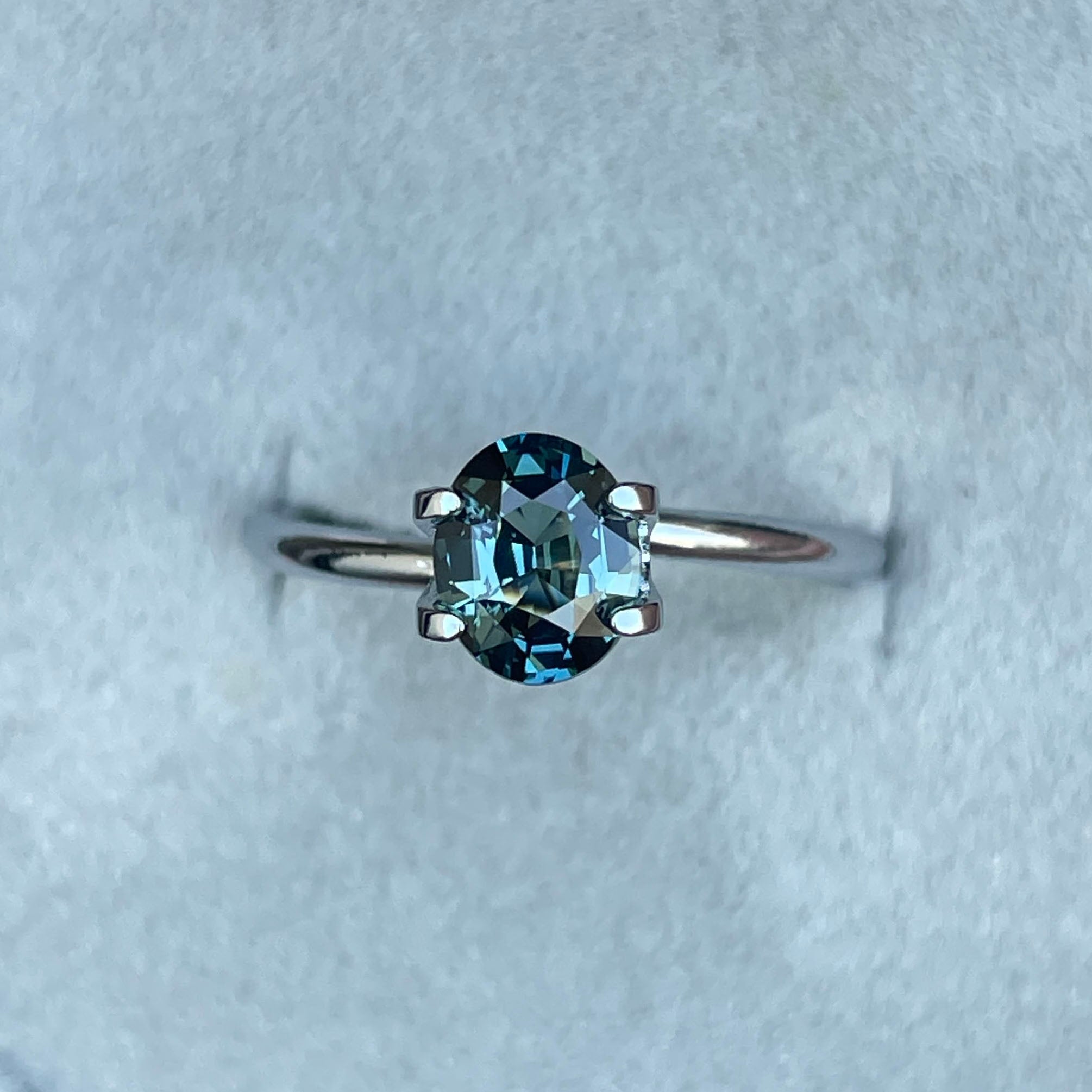 NATURAL TEAL BLUE GREEN SAPPHIRE 1.20