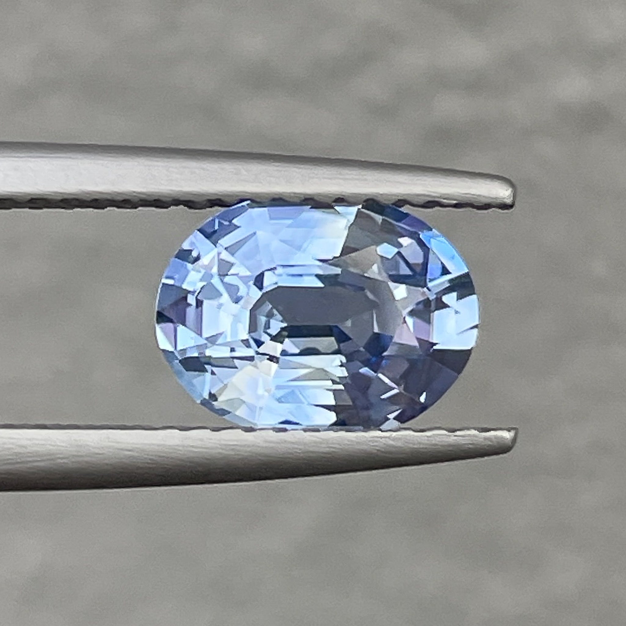 Natural Ceylon blue sapphire loose gemstone, 2.06 Ct oval cut, VVS clarity, no heat, ideal for engagement rings, by NASHGEMS.