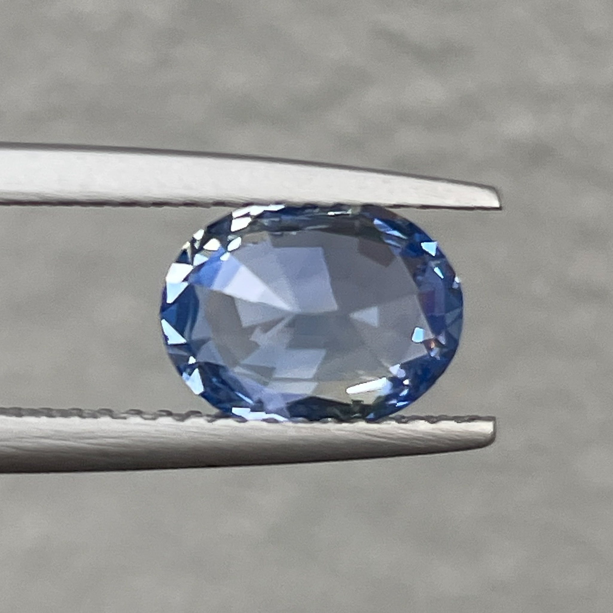 Natural Ceylon blue sapphire loose gemstone, 2.06 Ct oval cut VVS clarity, no heat, ideal for engagement rings by NASHGEMS.