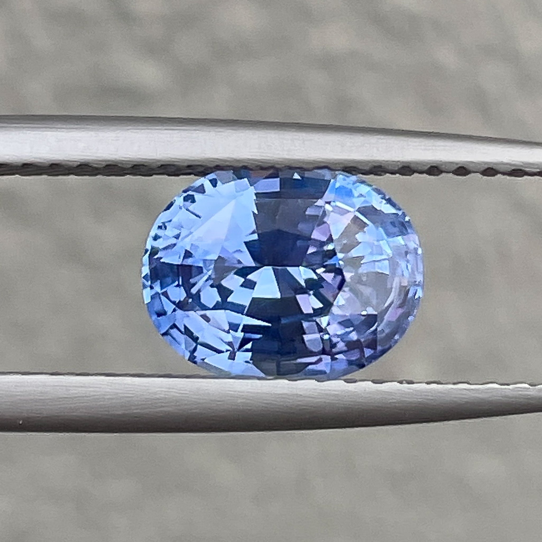 Natural Ceylon Blue Sapphire 2.15 Ct oval cut loose gemstone by NASHGEMS, ideal for engagement rings or custom jewelry.