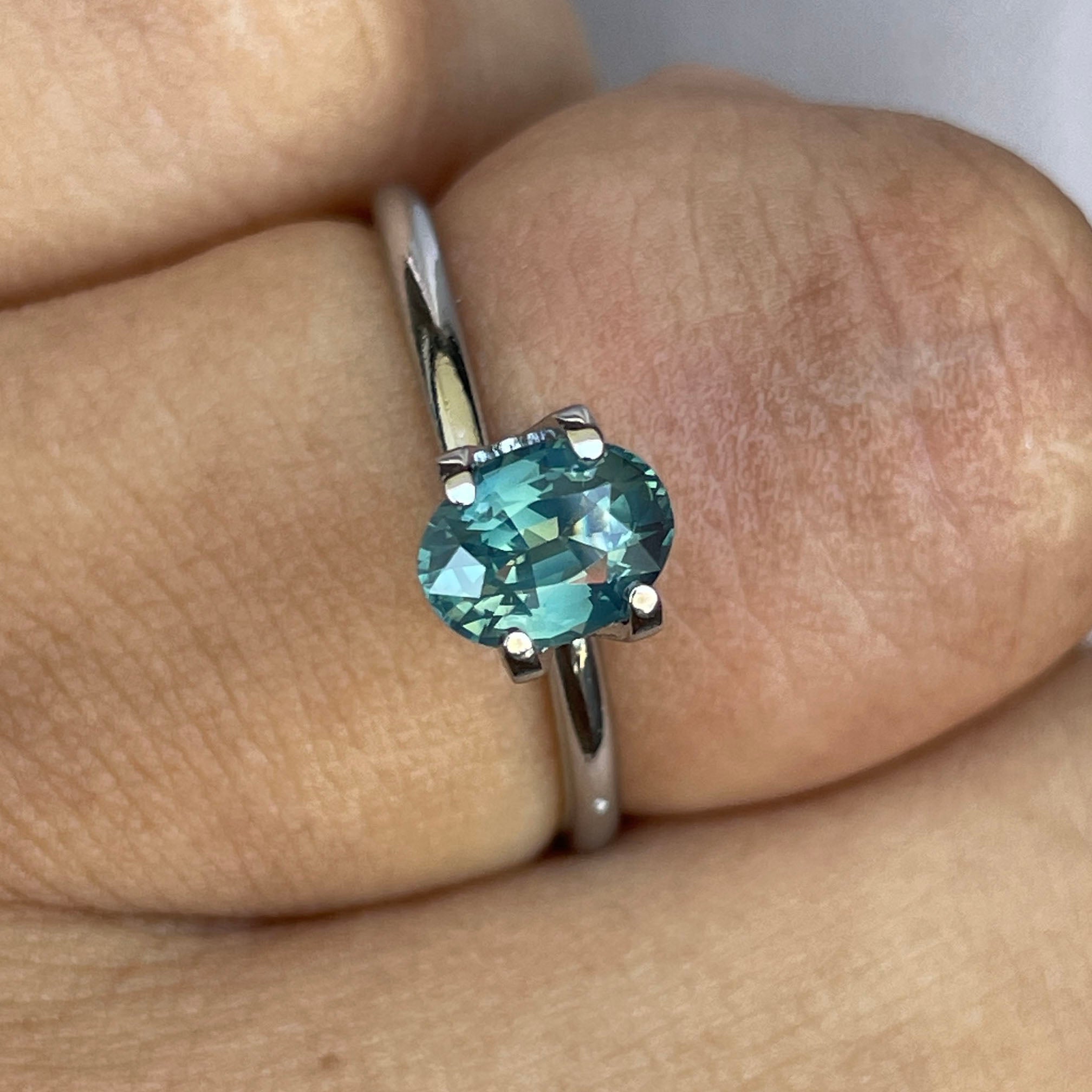 TEAL SAPPHIRE 1.09 BLUE GREEN