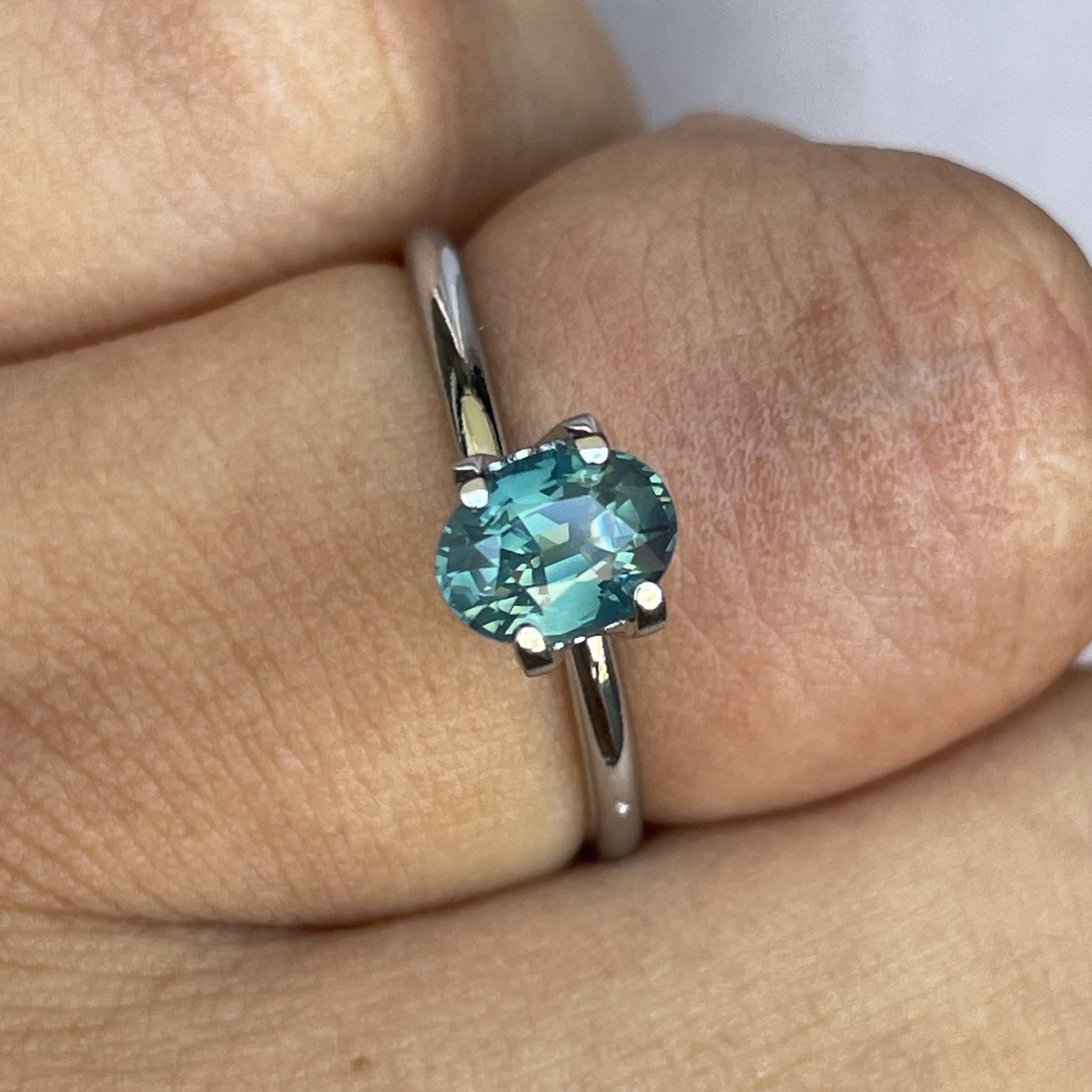 TEAL SAPPHIRE 1.09 BLUE GREEN