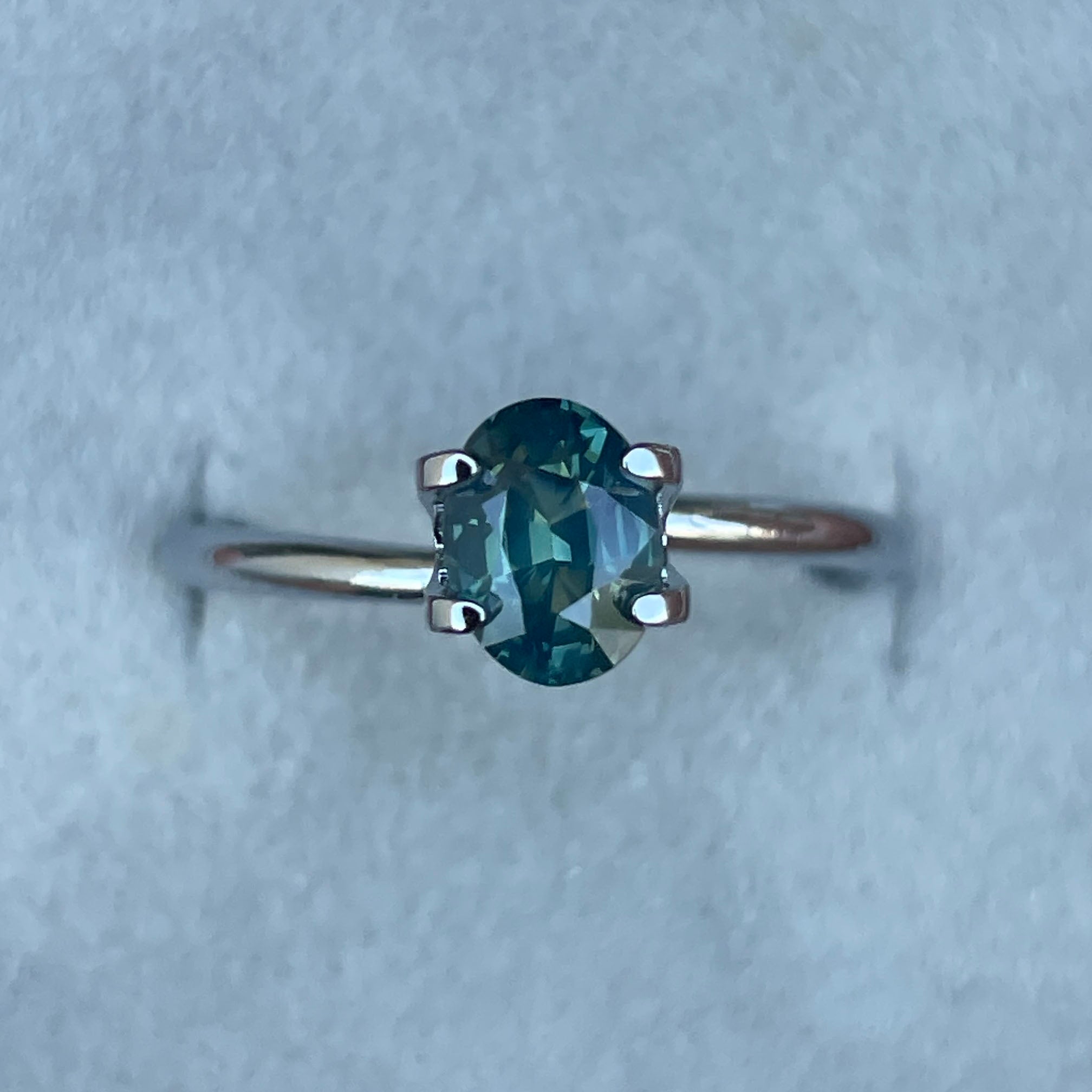 TEAL SAPPHIRE 1.09 BLUE GREEN