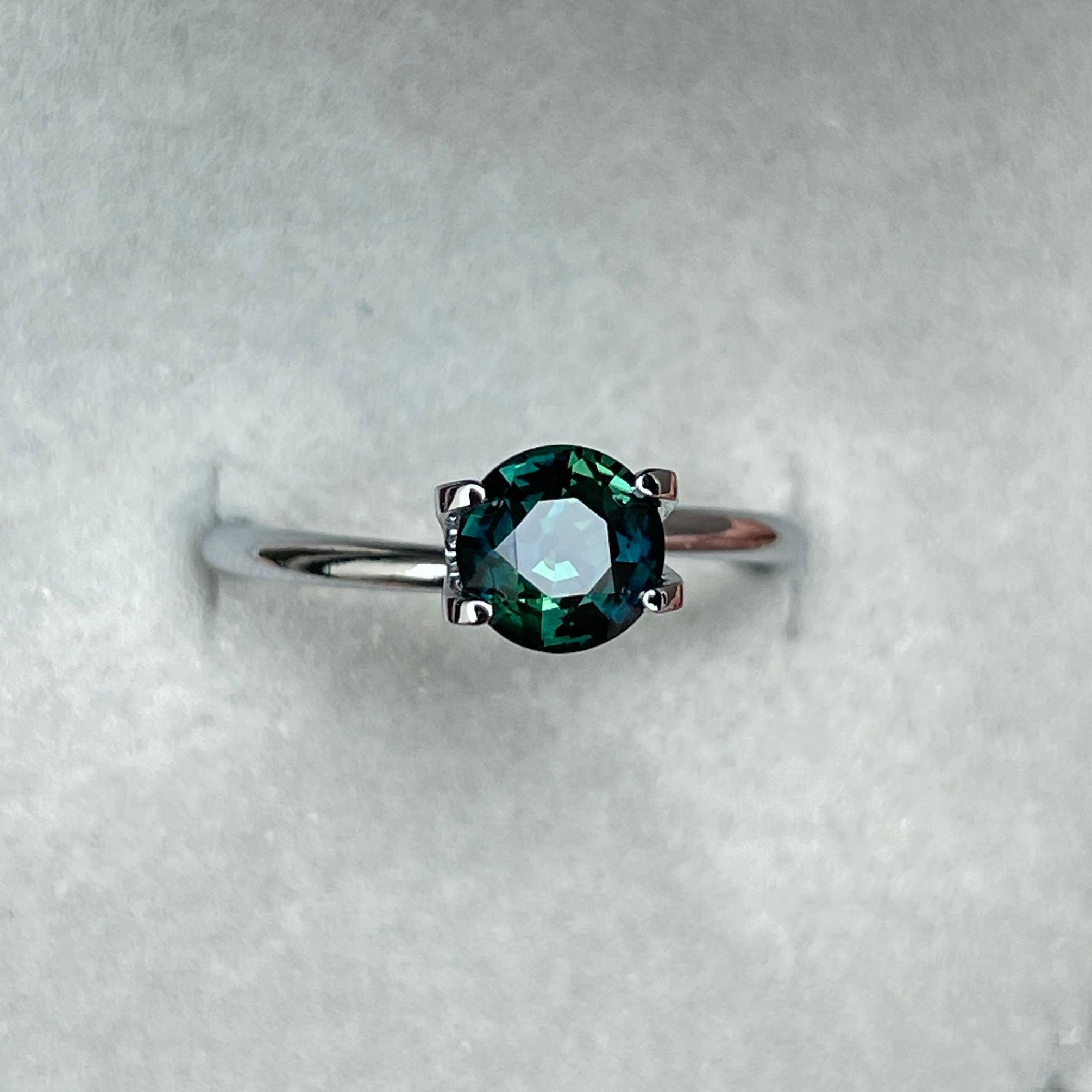 blue green sapphire