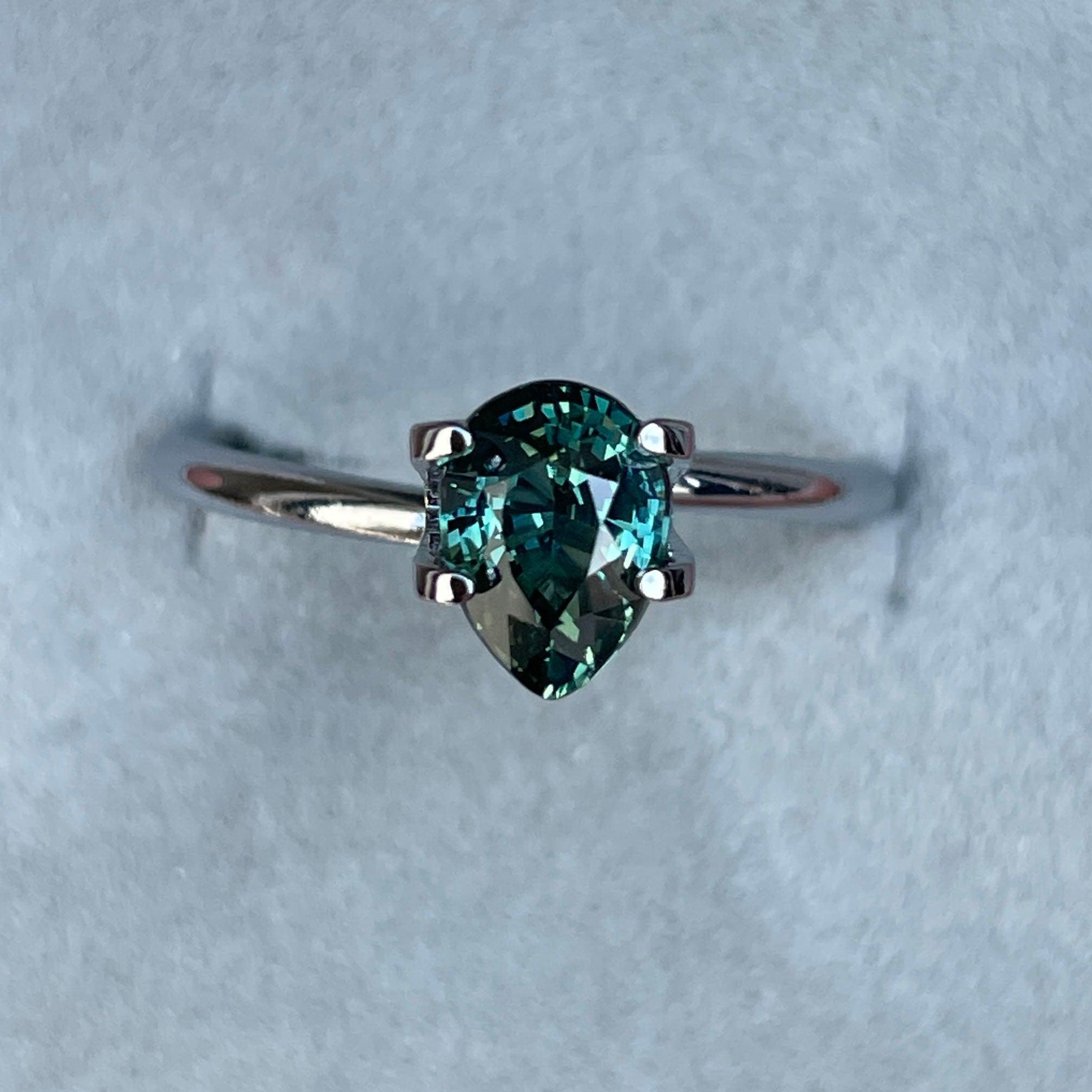blue green sapphire