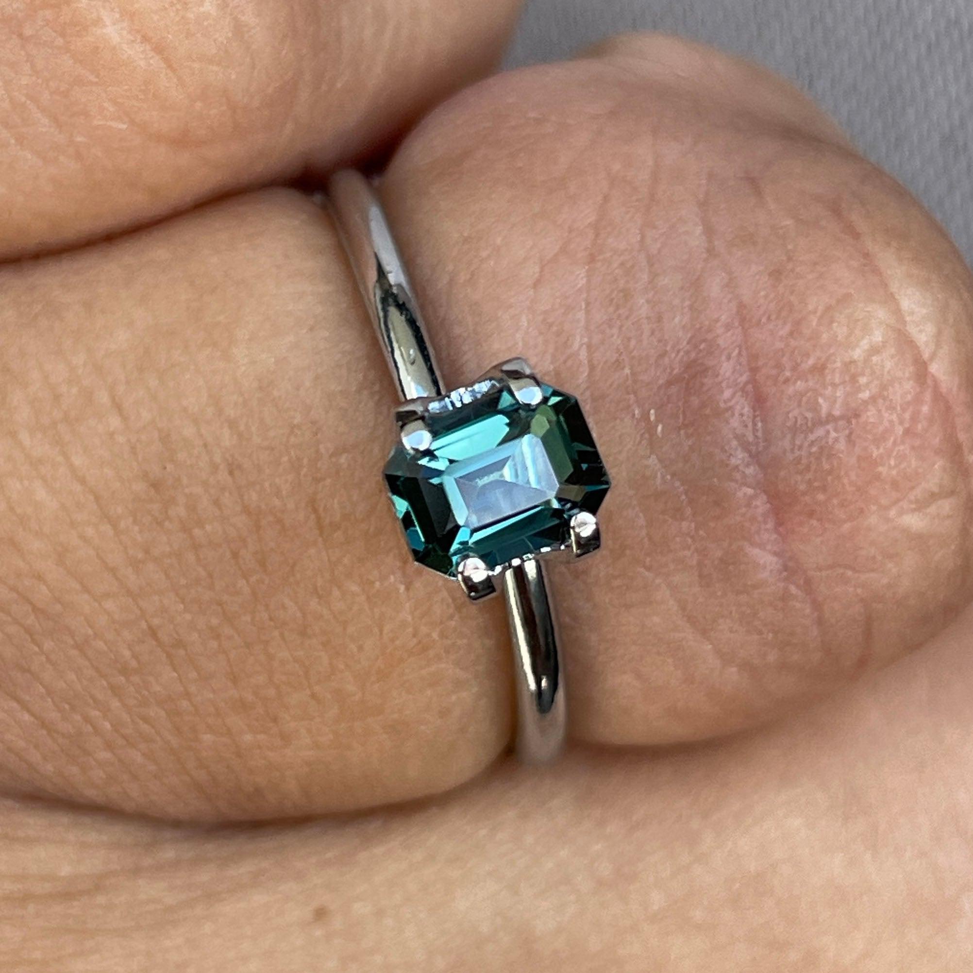 blue green sapphire jewellery