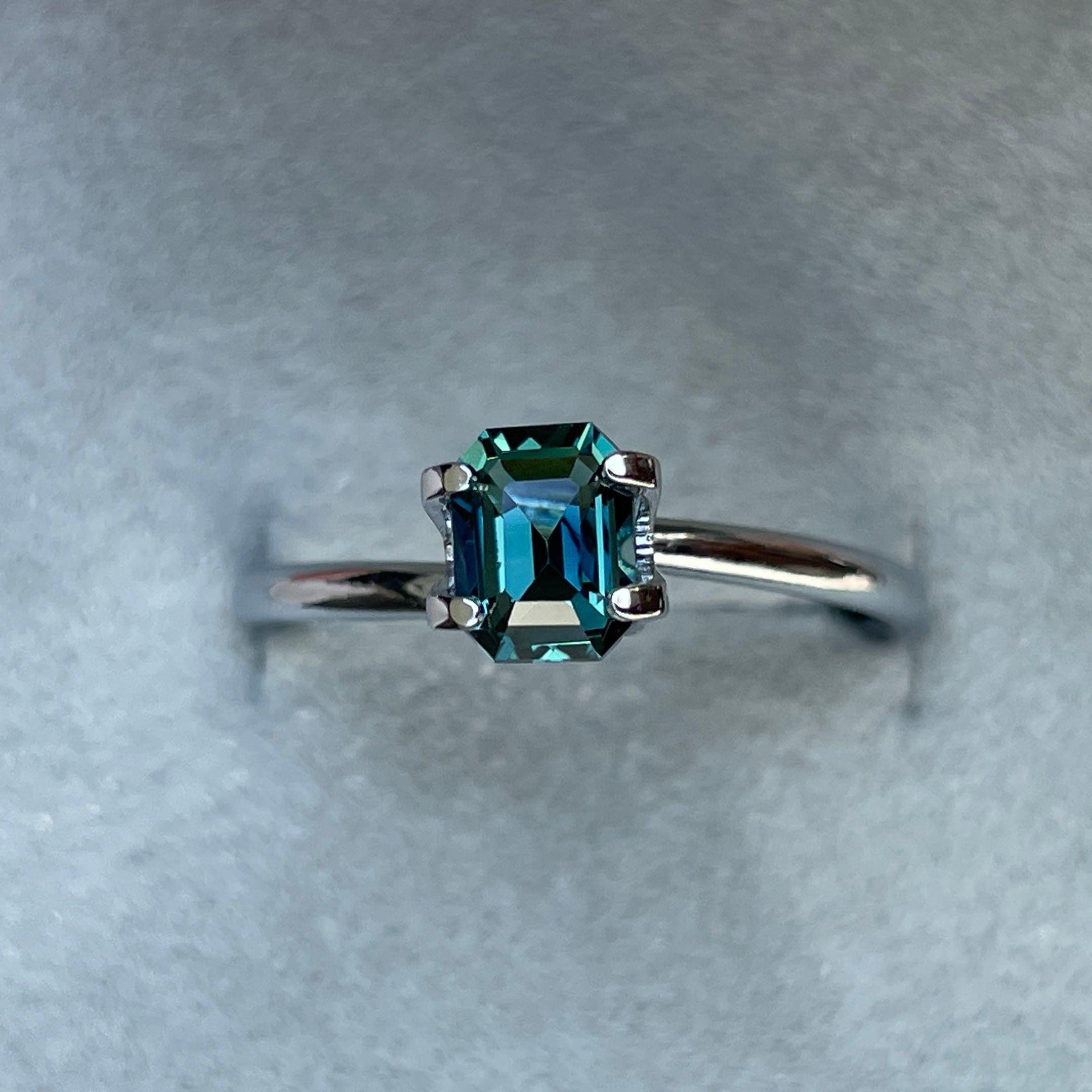 blue green sapphire jewellery