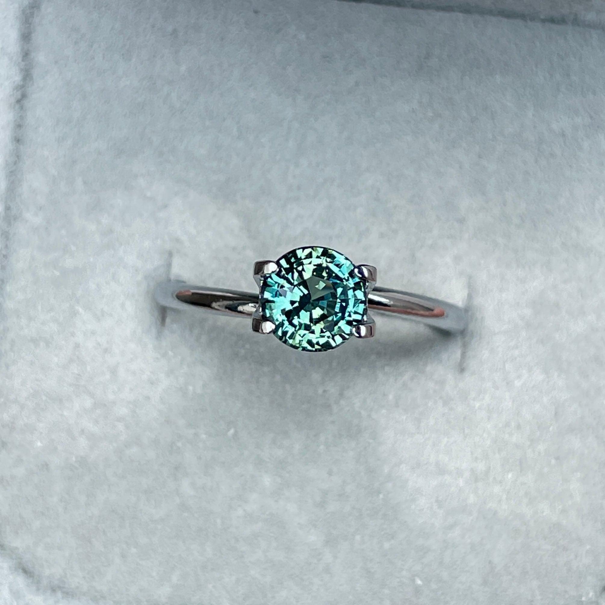 blue green sapphire
