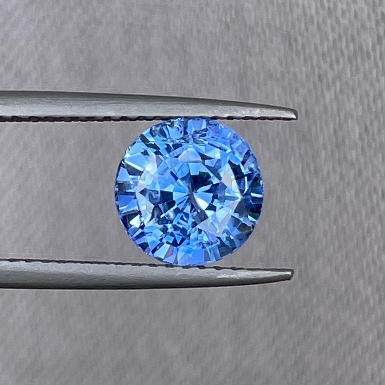 Bague de fiançailles en saphir bleu par NASHGEMS, avec un saphir bleu naturel de 3,04 ct, pierre de naissance de septembre, bijou pour femmes.