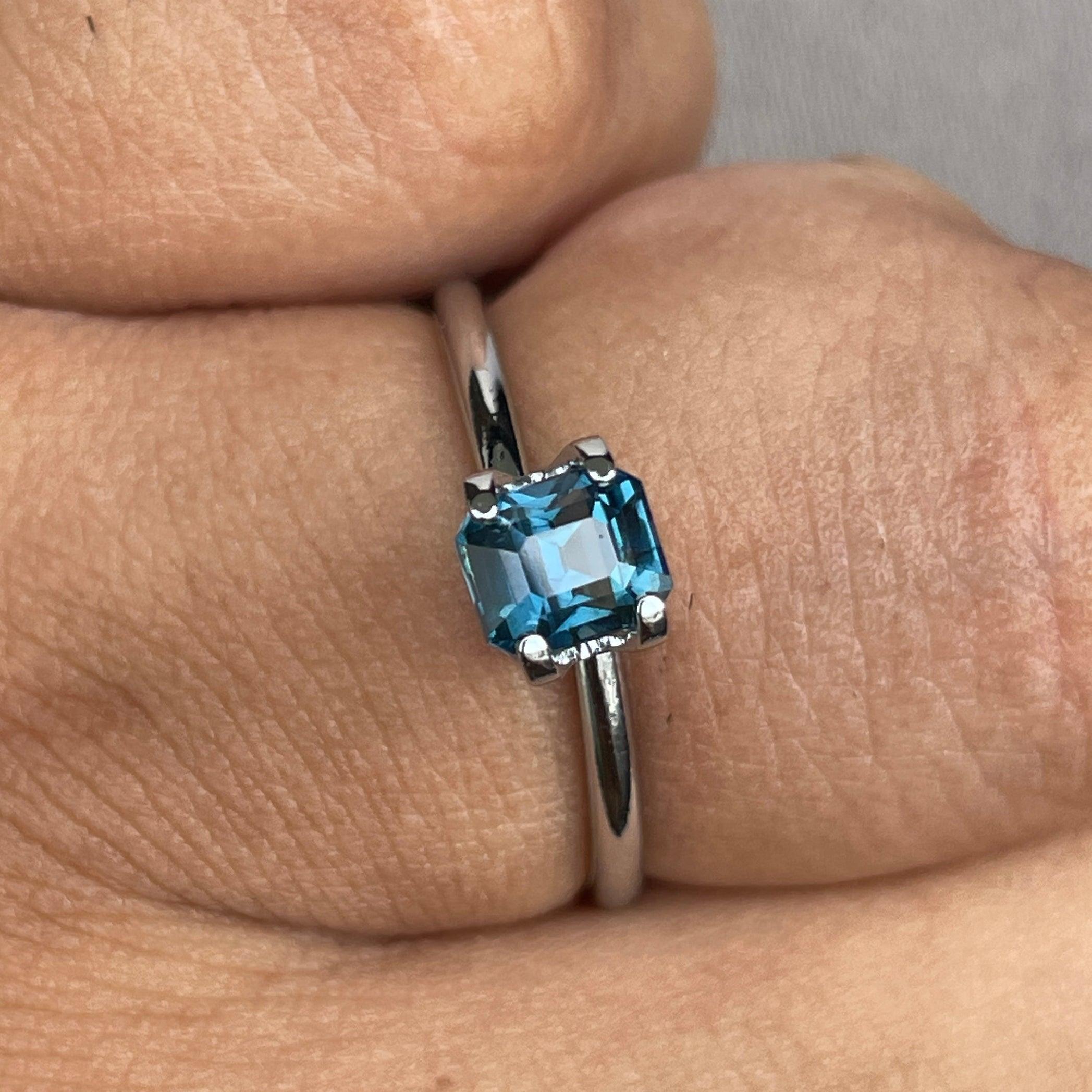 bluish green sapphire precious stone