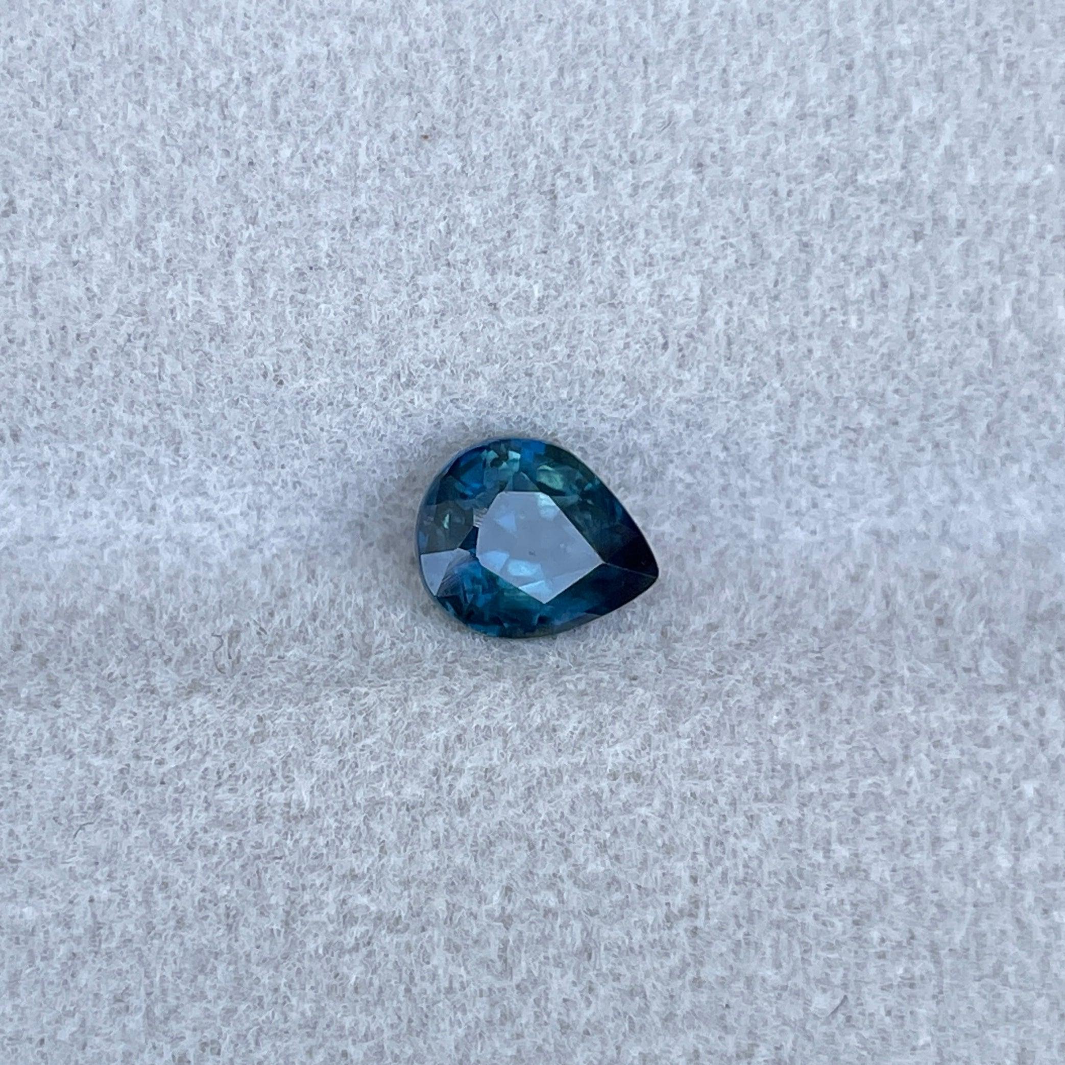 bluish green sapphire precious stone