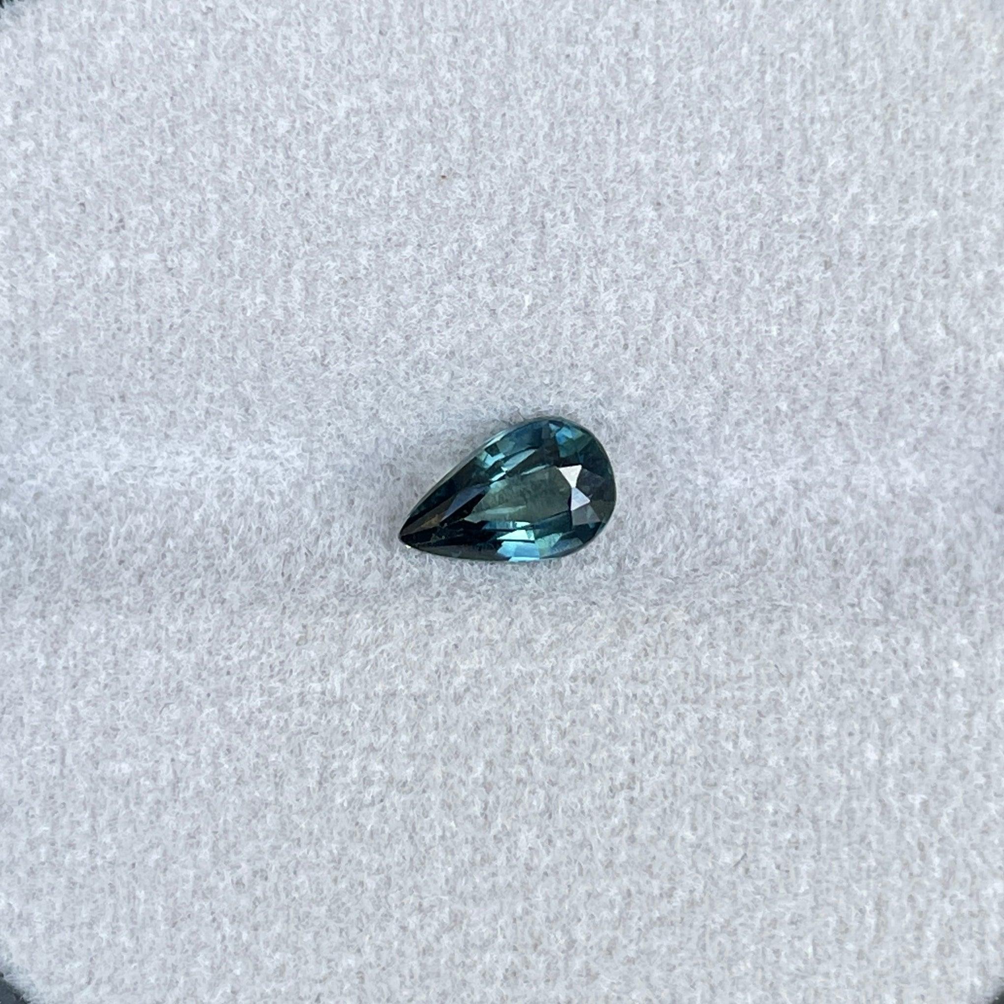 bluish green sapphire precious stone