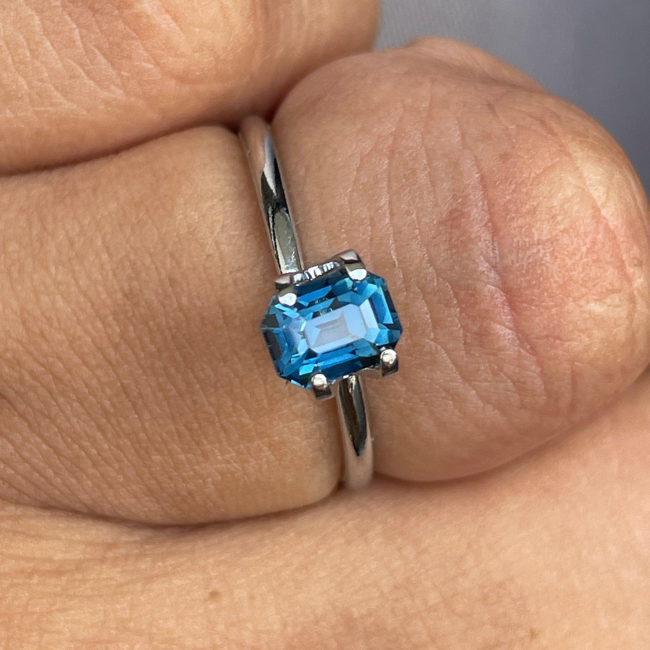 bluish green sapphire precious stone
