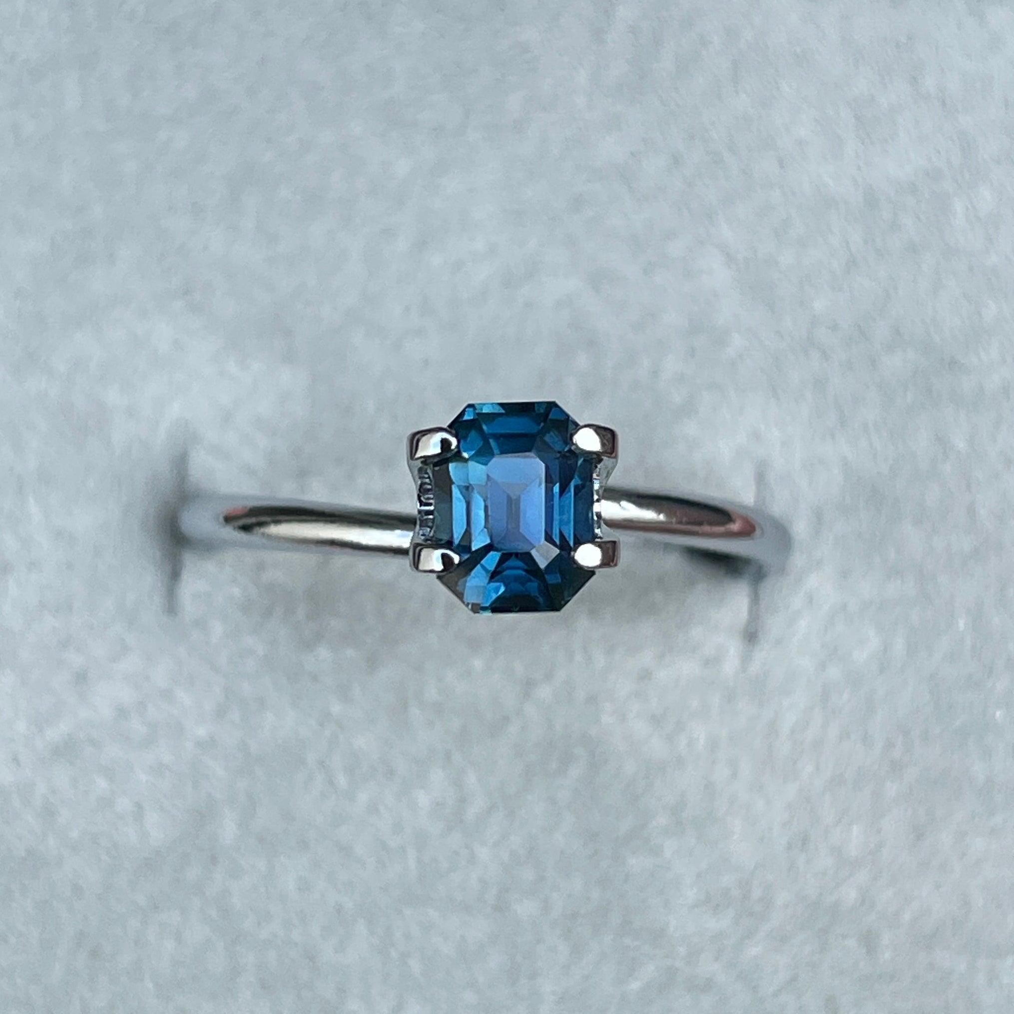 bluish green sapphire precious stone