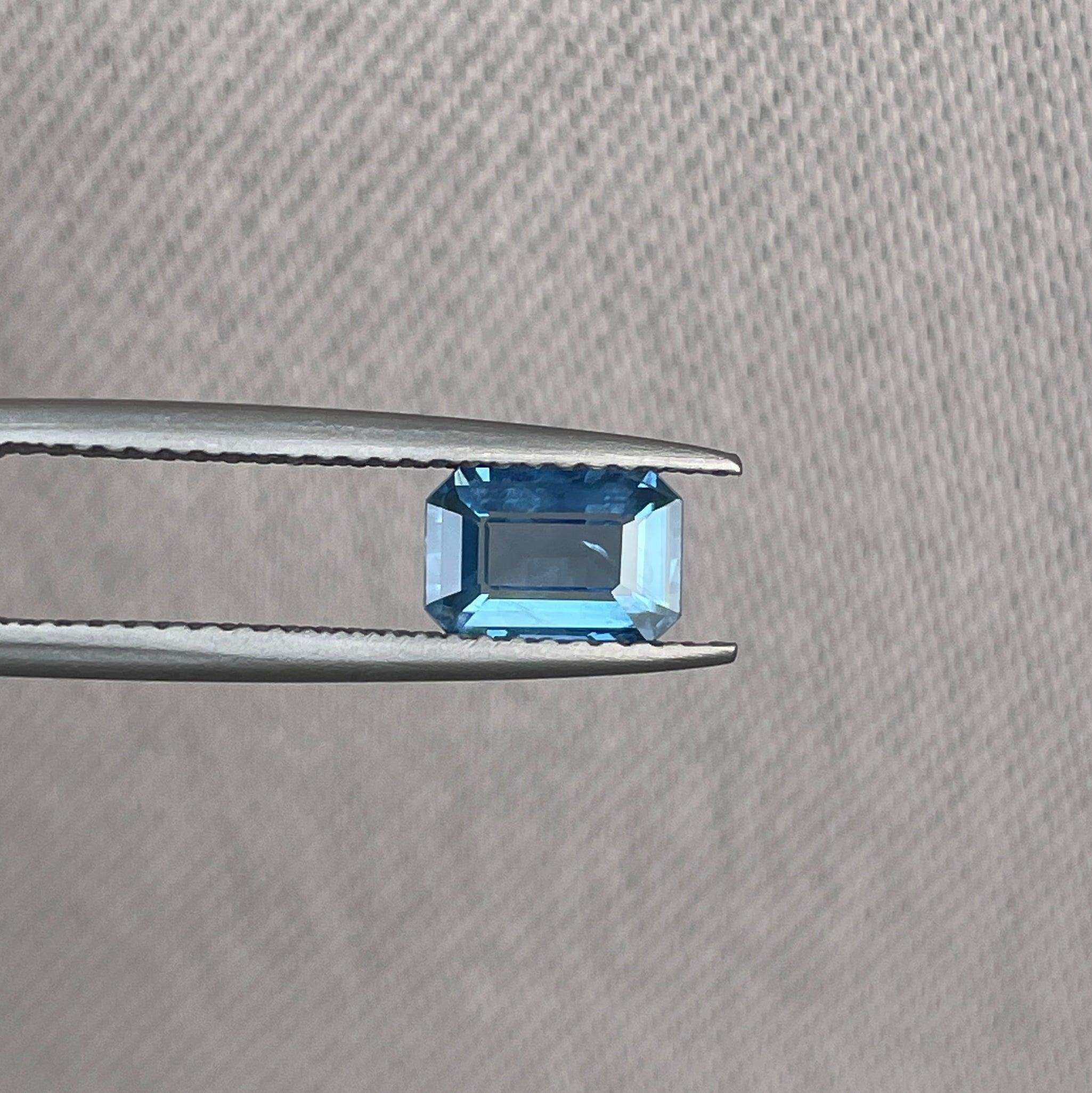 bluish green sapphire precious stone