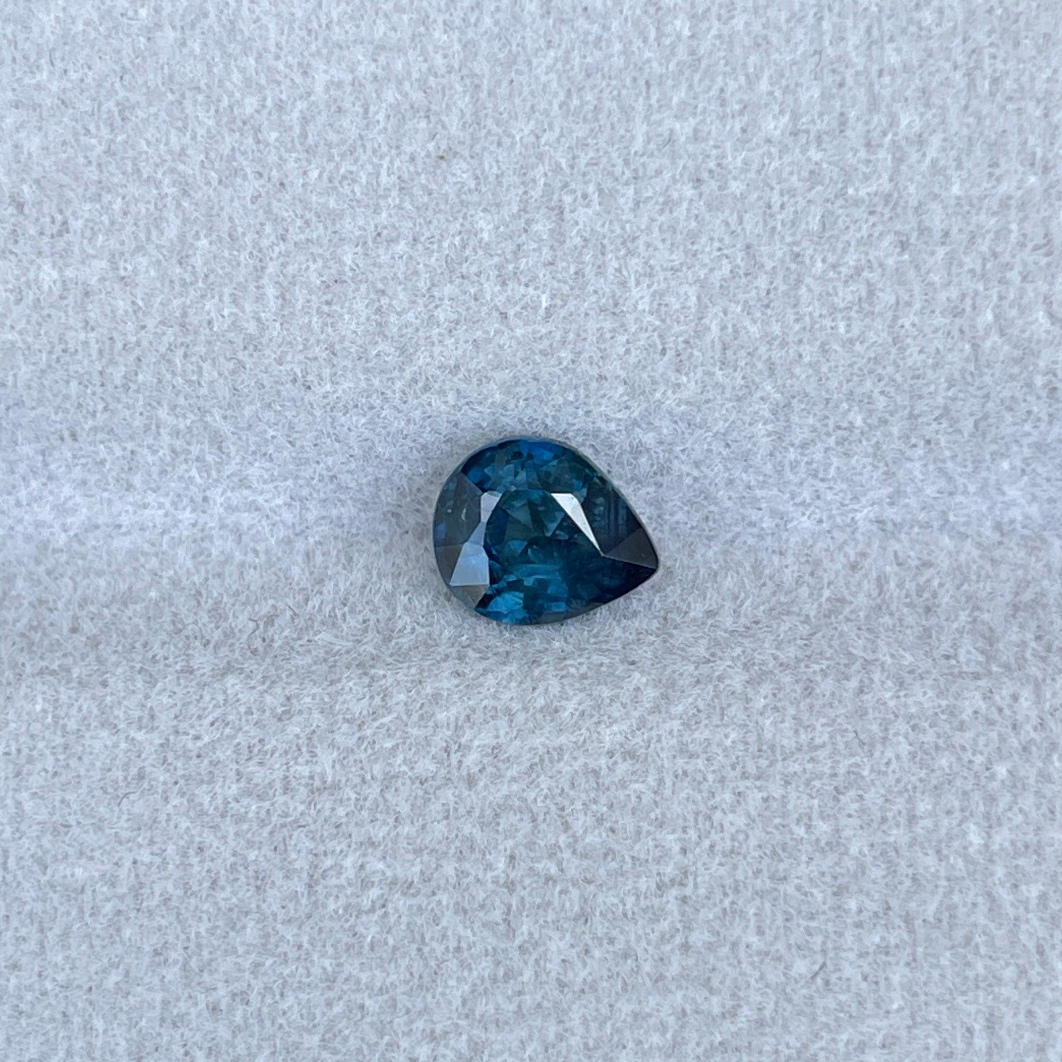 bluish green sapphire precious stone