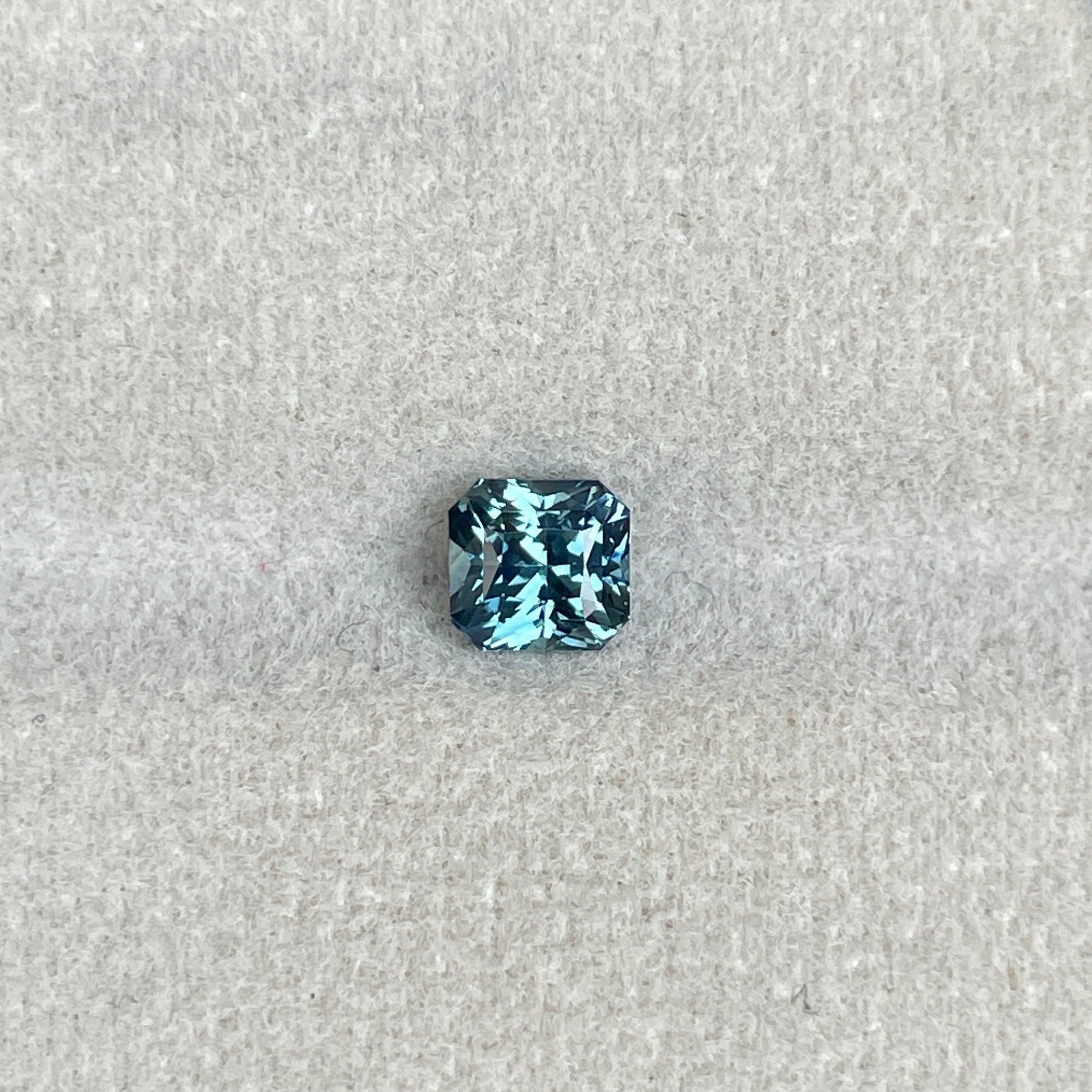 bluish green sapphire september birthstone