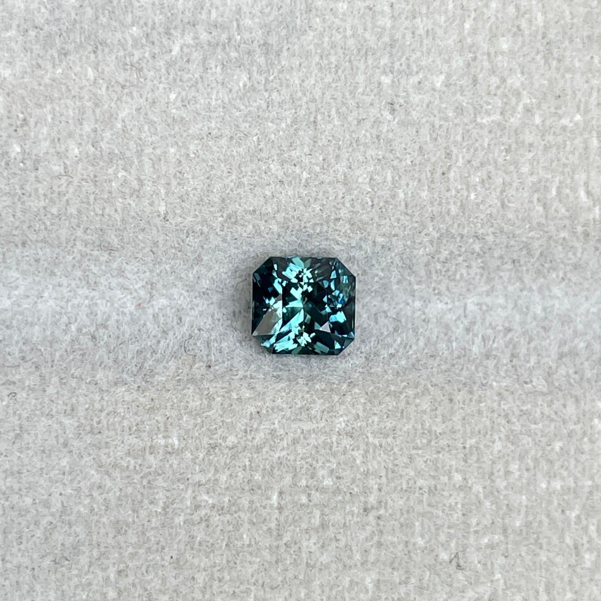 bluish green sapphire september birthstone