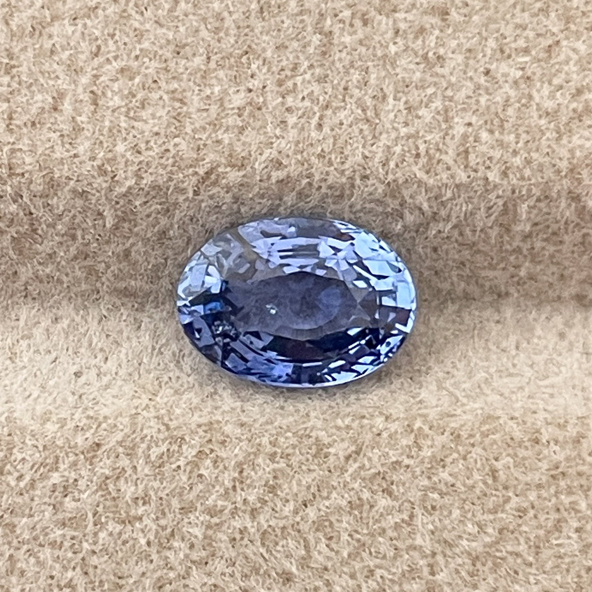 Natural Ceylon Blue Sapphire 1.54 Ct oval cut loose gemstone from NASHGEMS, perfect for engagement rings.